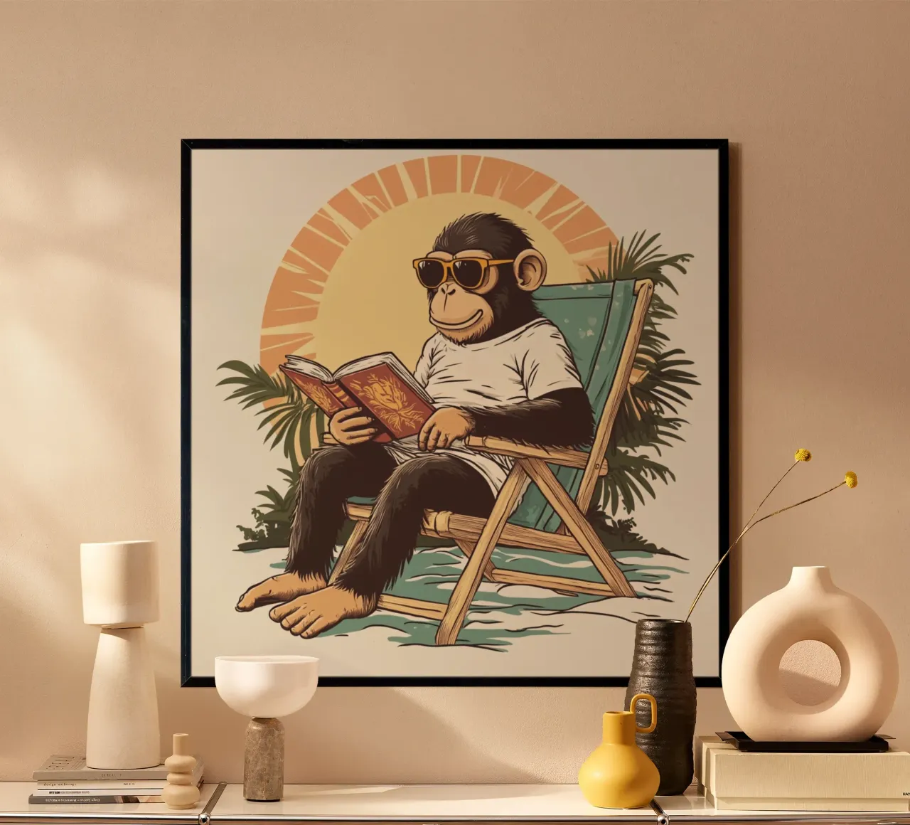 Amante dei libri 2 poster con telaio in plastica da Street Boutique