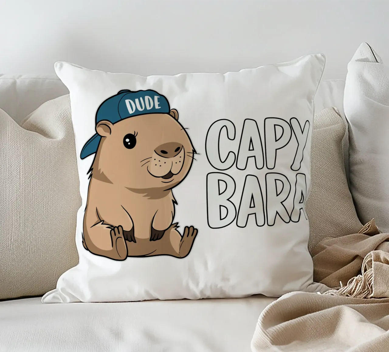 CAPYBARA cuscino da edsonramosart