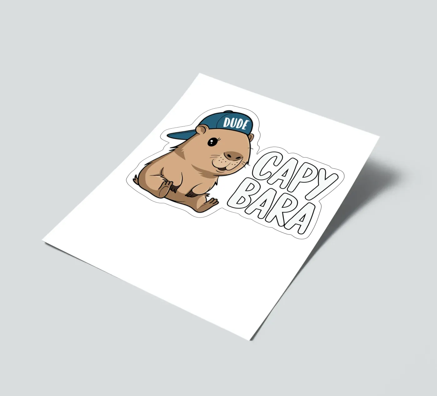 CAPYBARA sticker sheet by edsonramosart