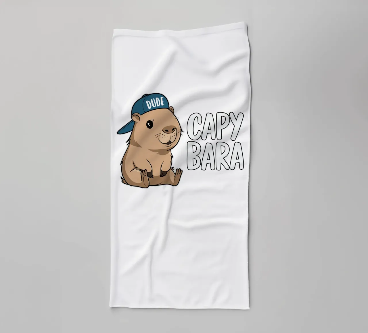 CAPYBARA asciugamano da bagno da edsonramosart