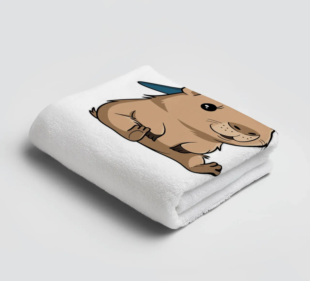 CAPYBARA asciugamano da bagno da edsonramosart