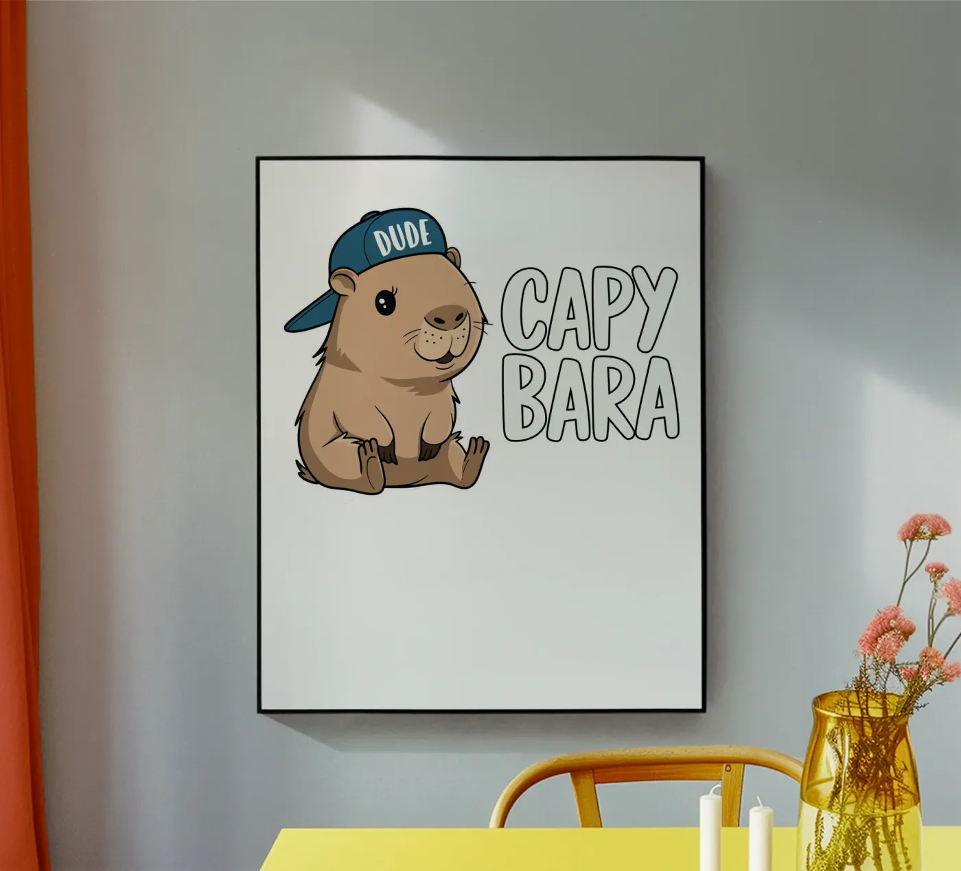 CAPYBARA Acryl-Glas von edsonramosart