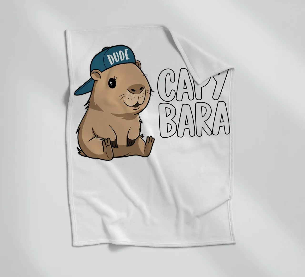 CAPYBARA coperta in pile da edsonramosart