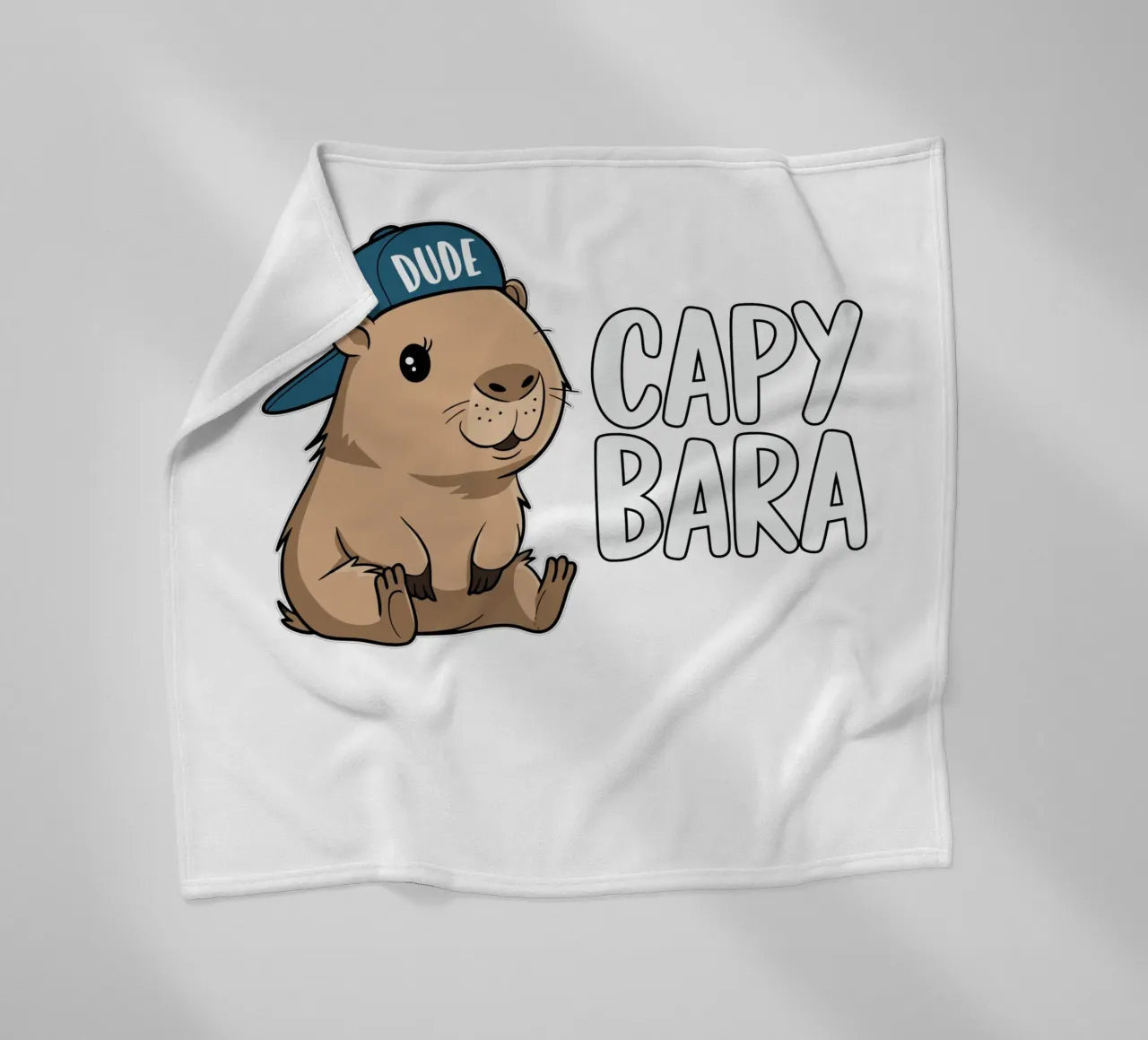 CAPYBARA coperta in pile da edsonramosart