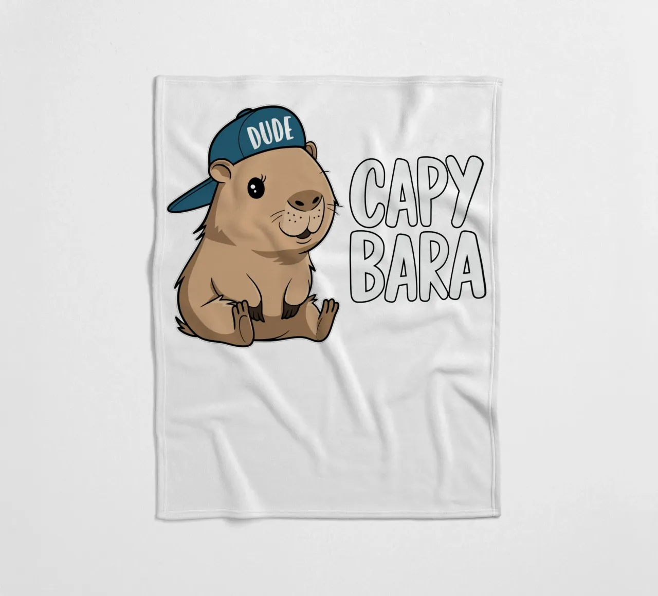 CAPYBARA coperta in pile da edsonramosart
