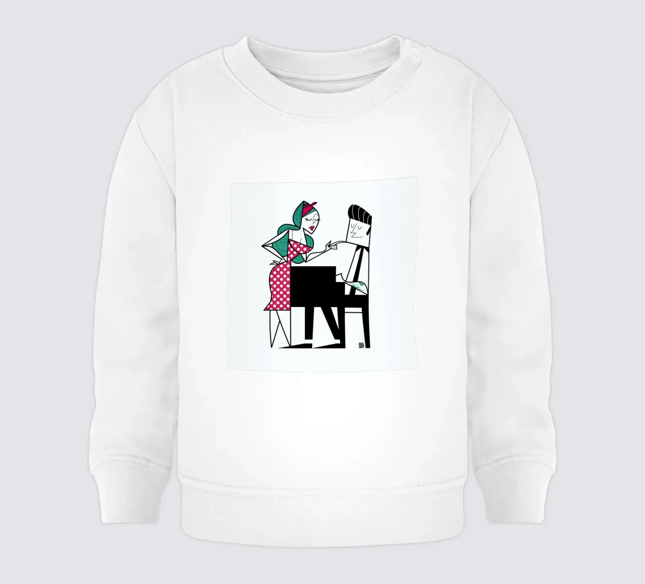 Play it again felpa neonato da Ale Giorgini