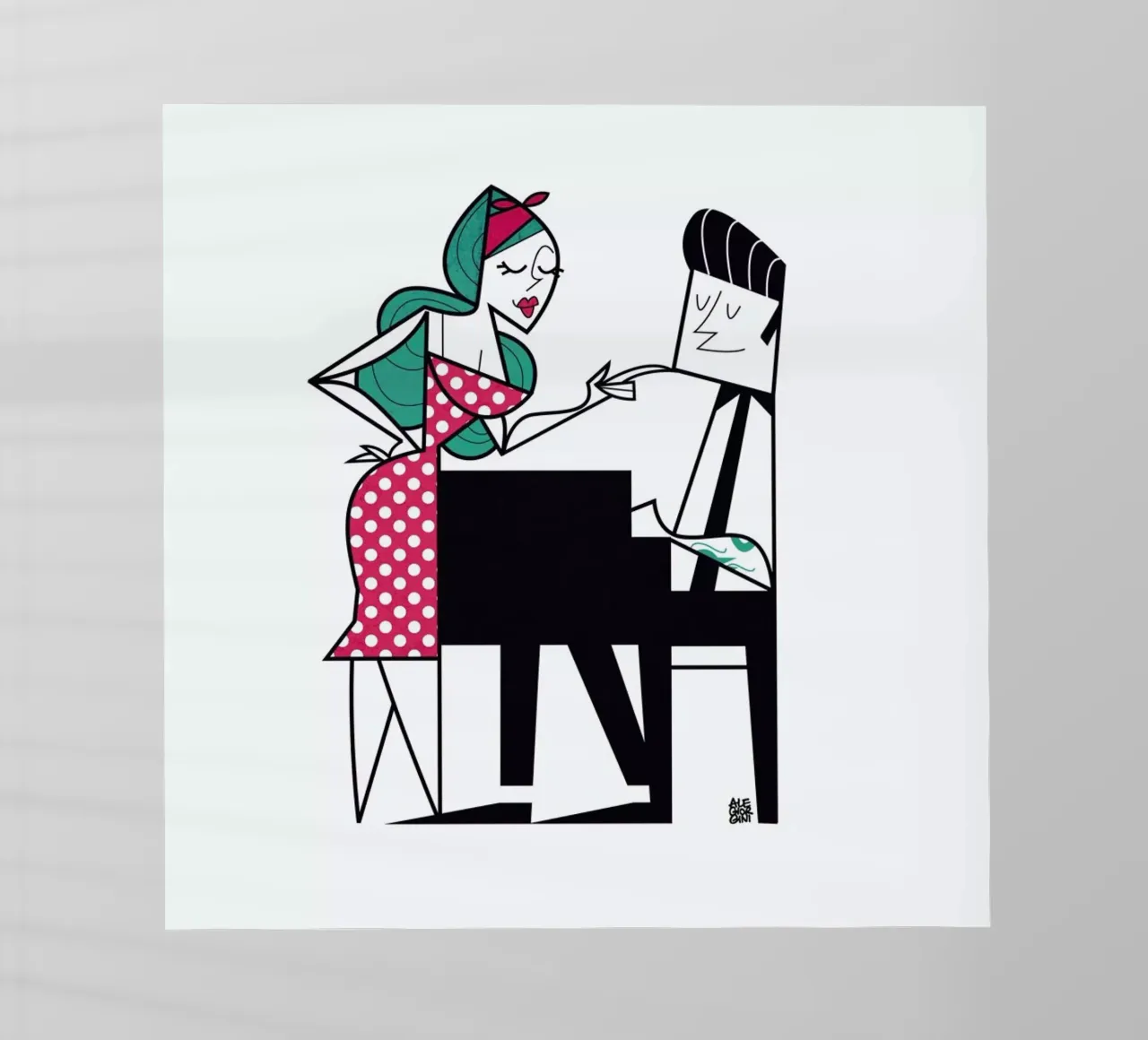 Play it again pellicola backlit da Ale Giorgini