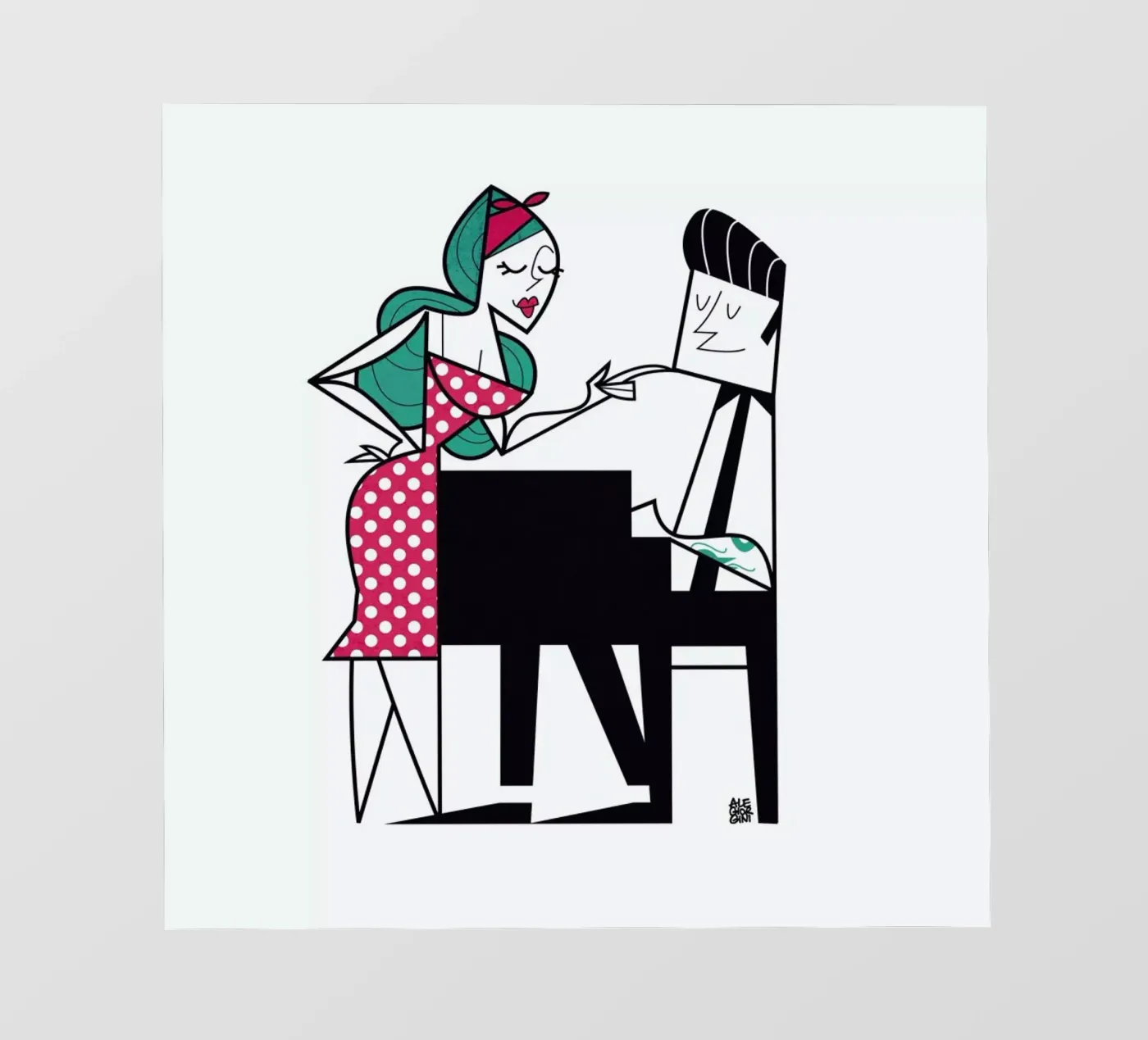 Play it again pellicola backlit da Ale Giorgini