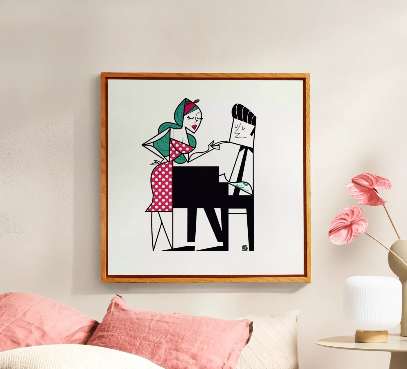 Play it again Acryl-Glas von Ale Giorgini