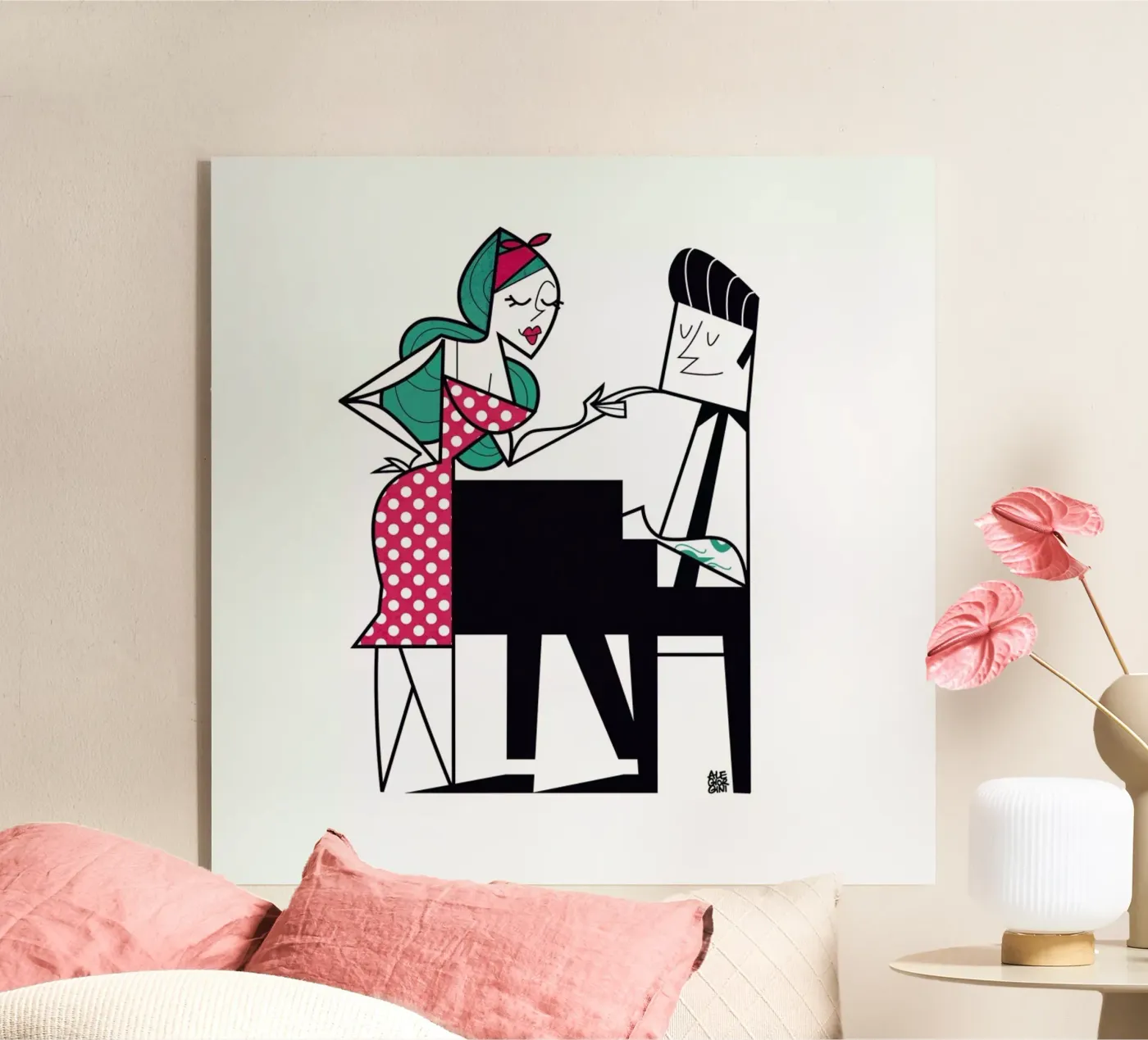 Play it again Acryl-Glas von Ale Giorgini