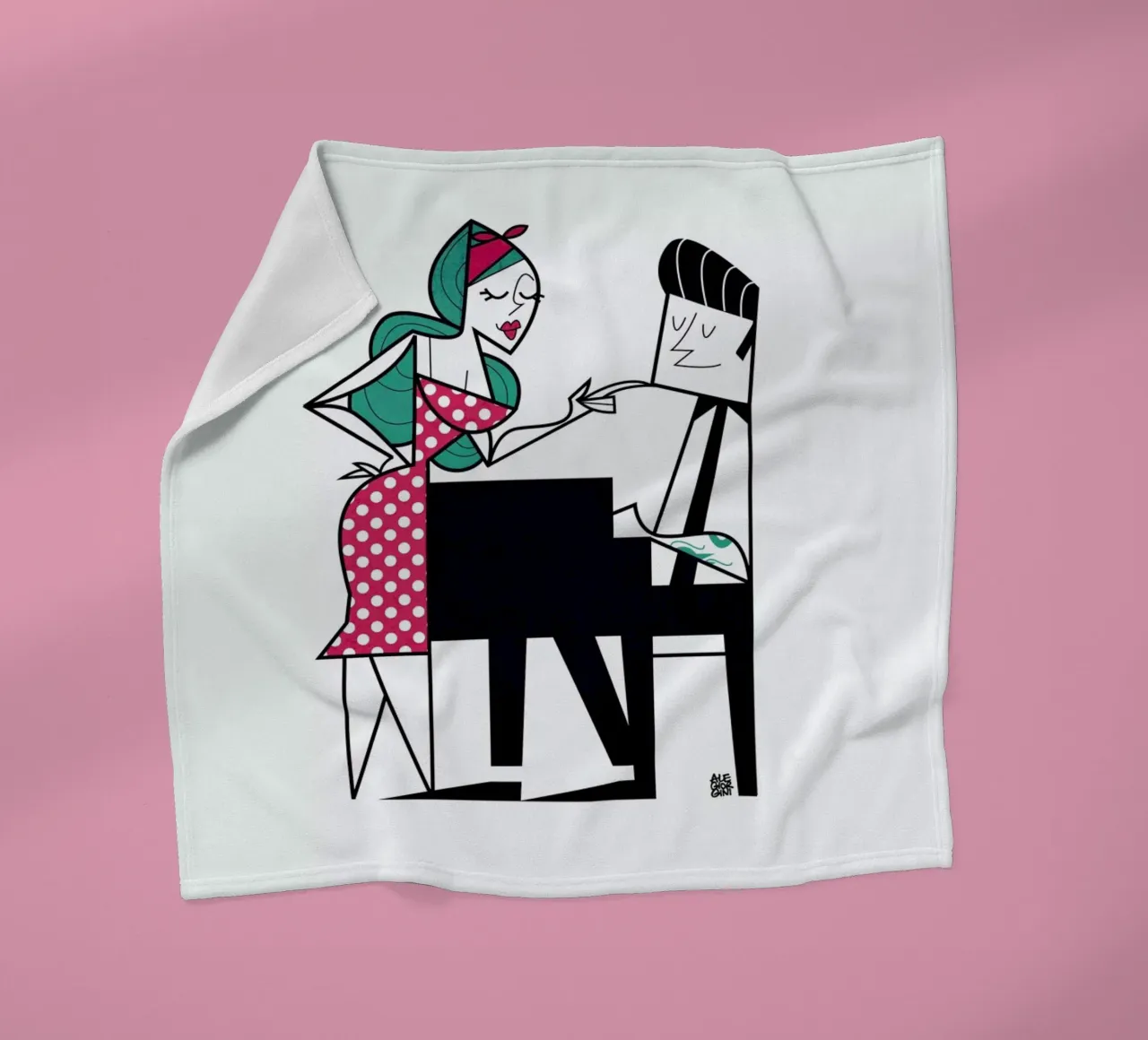 Play it again plaid polaire de Ale Giorgini