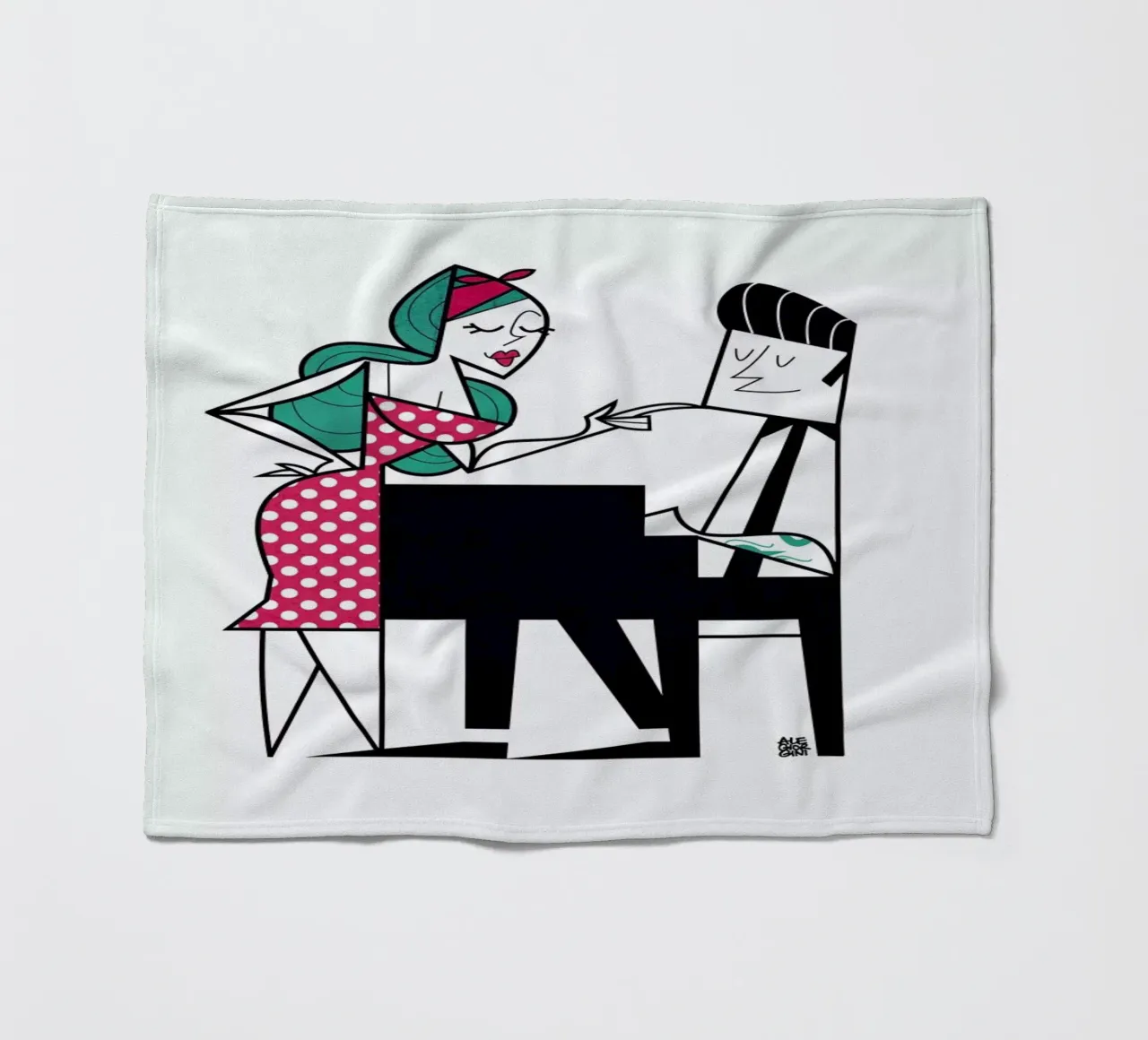 Play it again plaid polaire de Ale Giorgini