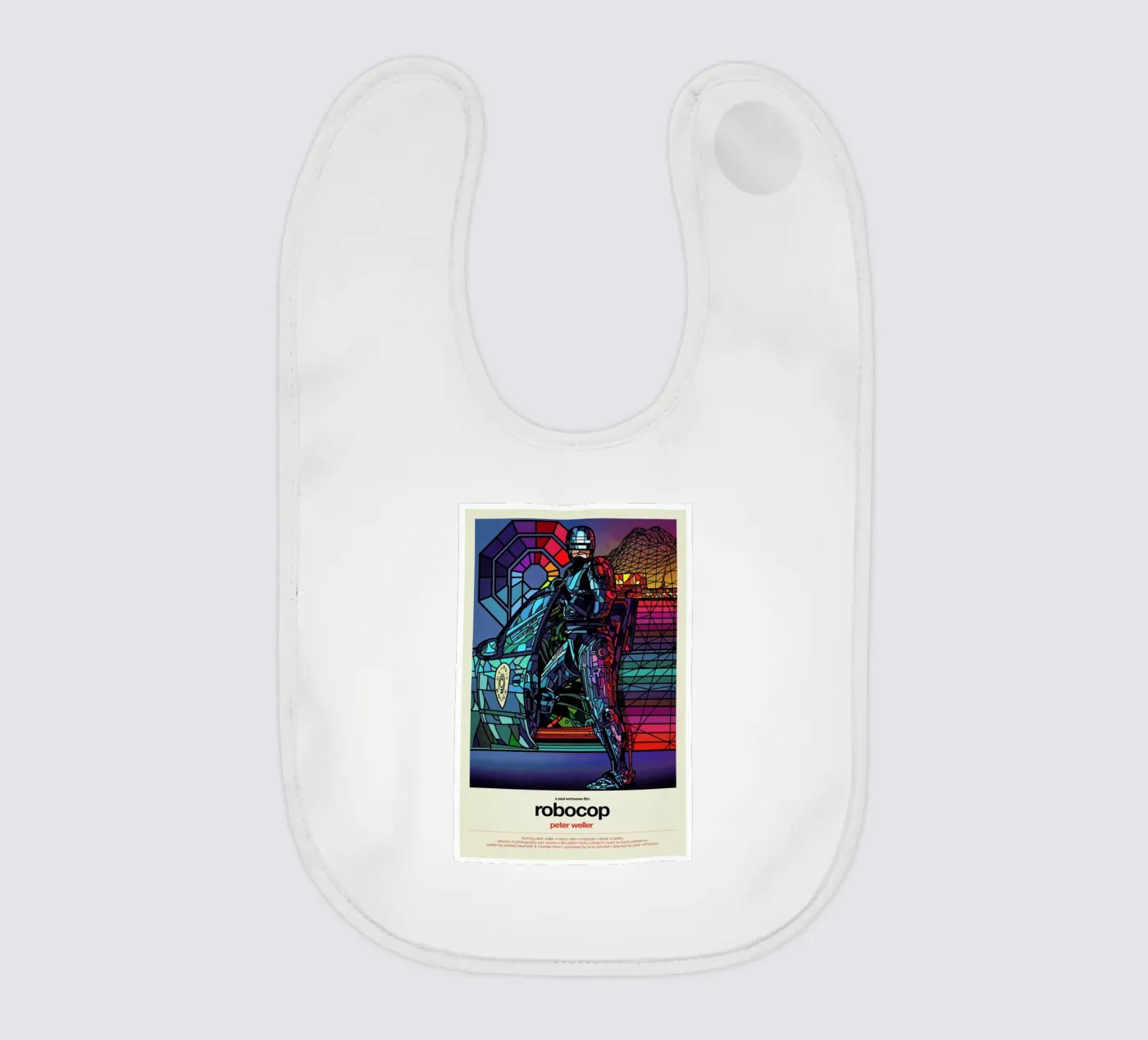 Robocop Babylätzchen von Van Orton Design