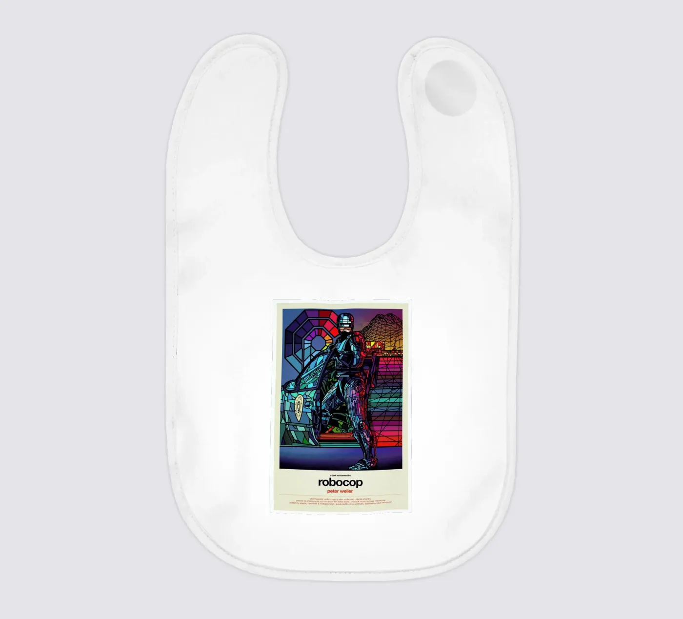 Robocop Babylätzchen von Van Orton Design
