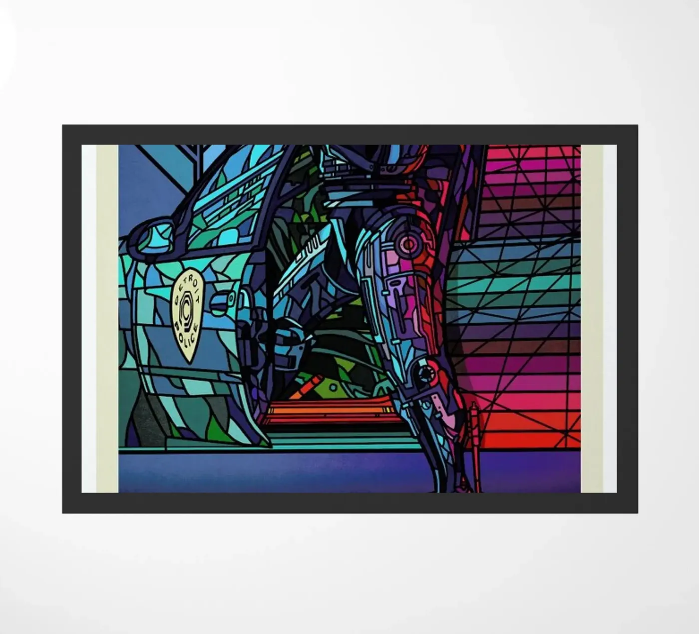 Robocop doormat by Van Orton Design