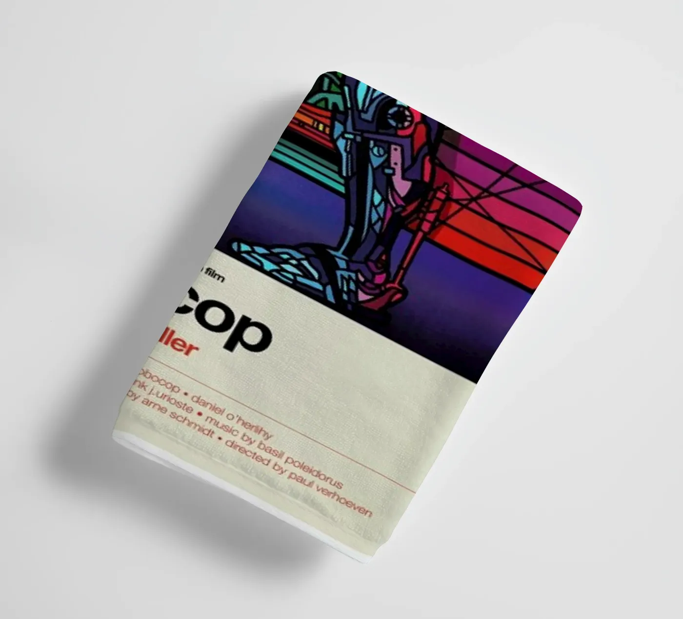Robocop badhanddoek van Van Orton Design