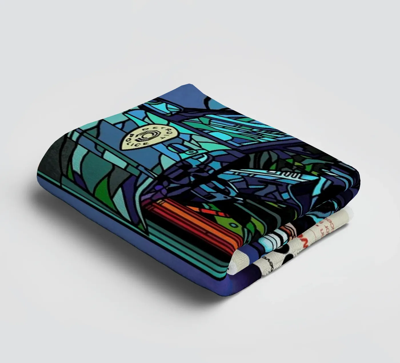 Robocop badhanddoek van Van Orton Design