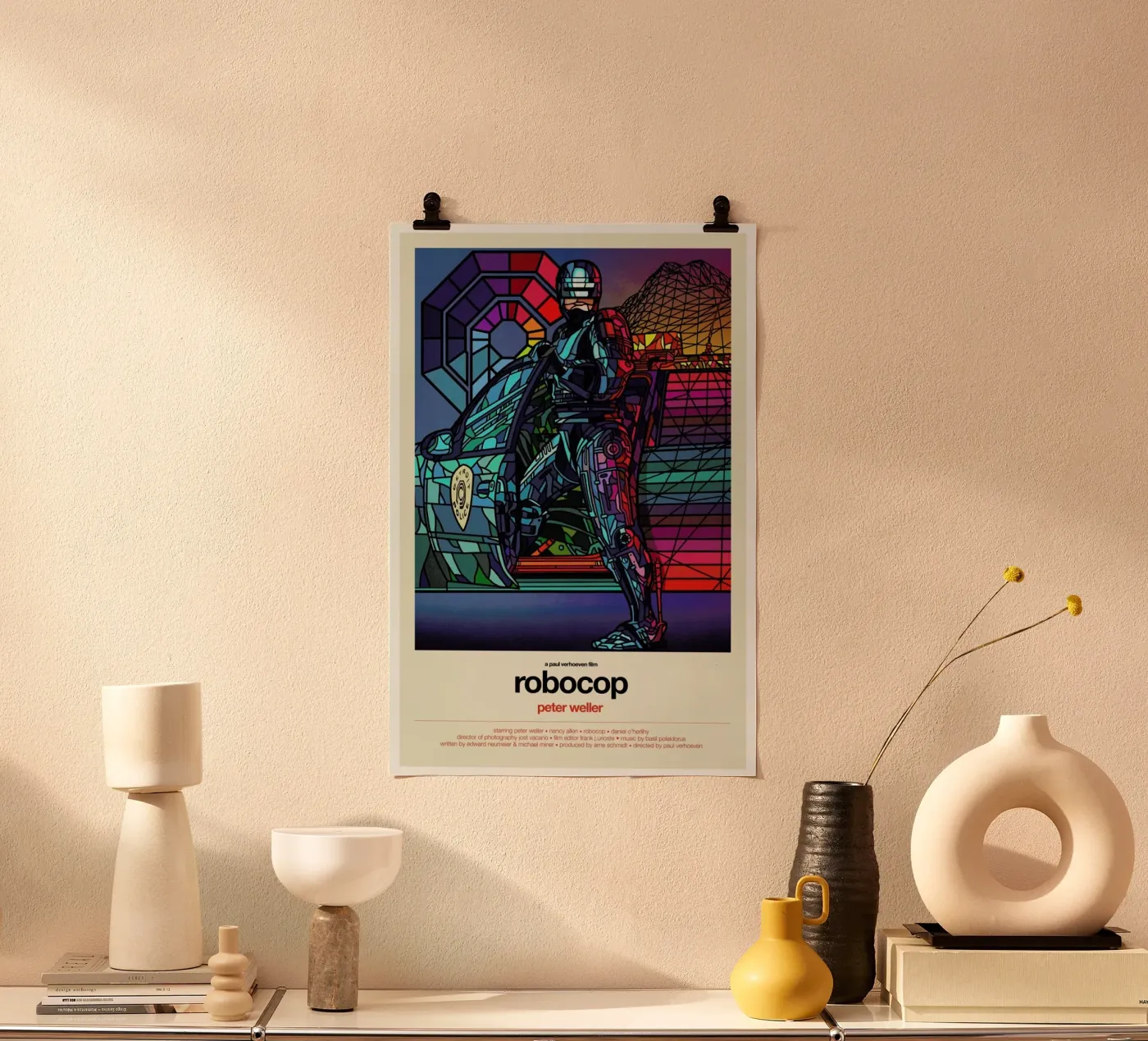 Robocop poster da Van Orton Design