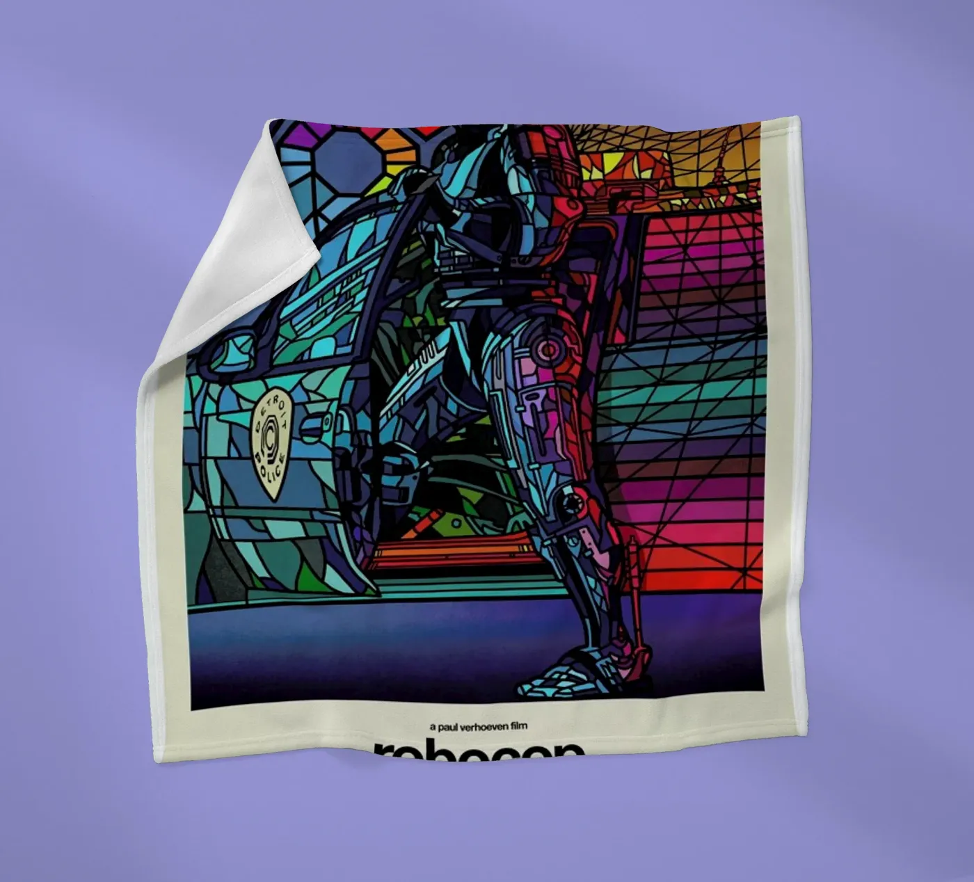 Robocop fleecedeken van Van Orton Design