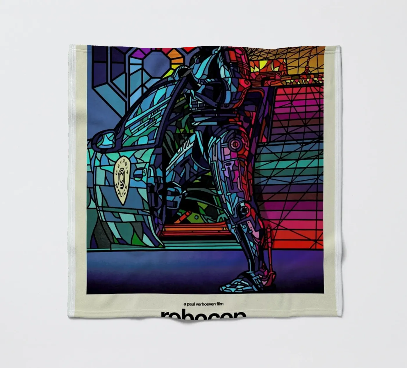 Robocop fleecedeken van Van Orton Design