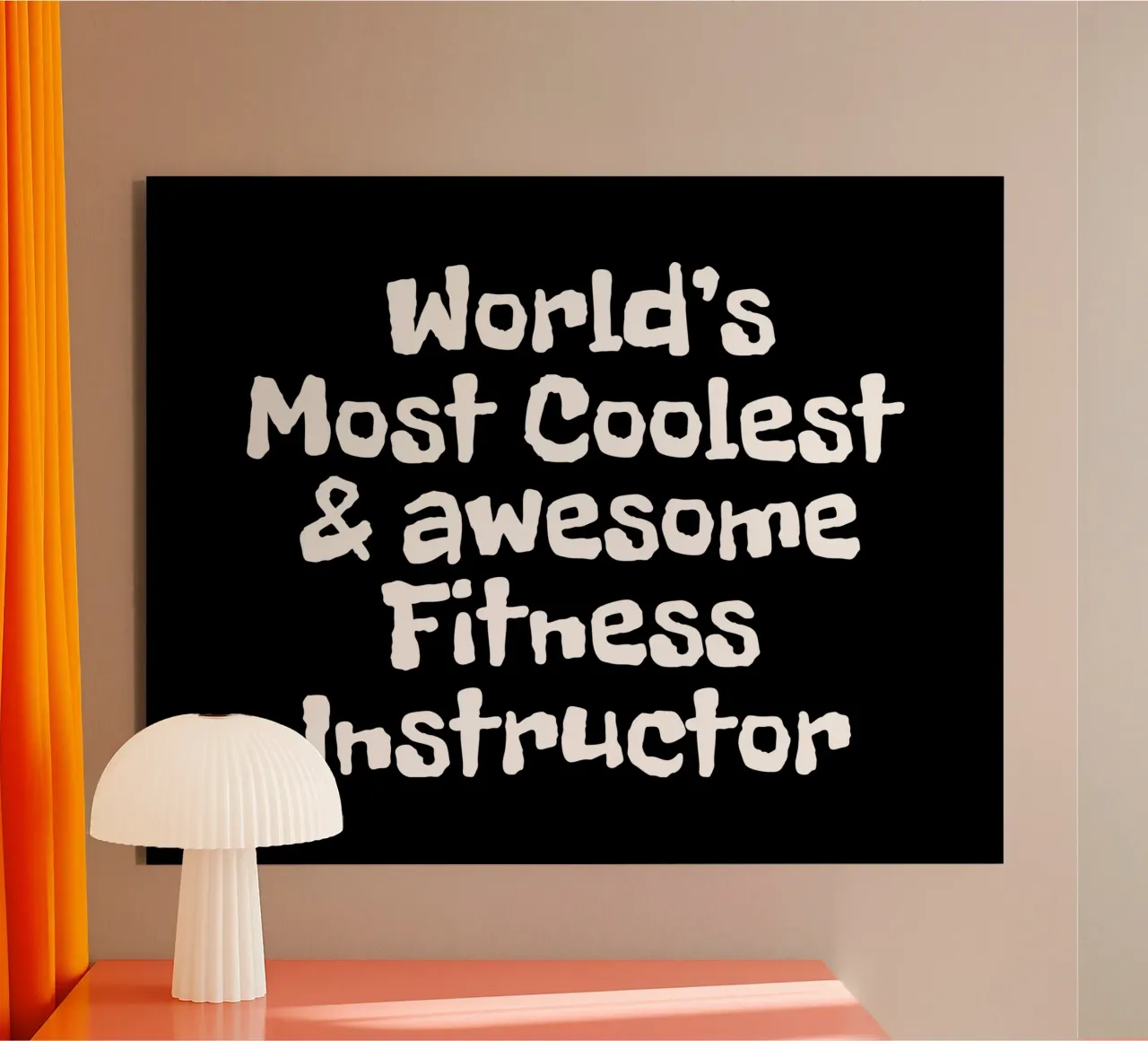 World's most coolest and awesome fitness instructor alluminio dibond da happieeagle