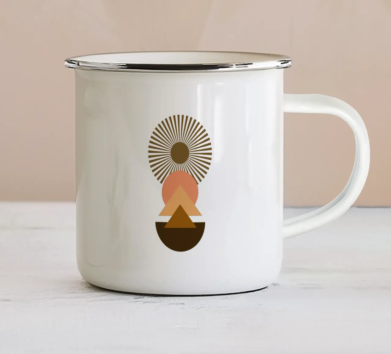 Boho minimalista moderno semplice tazza in smalto da YSV MINIMALIST