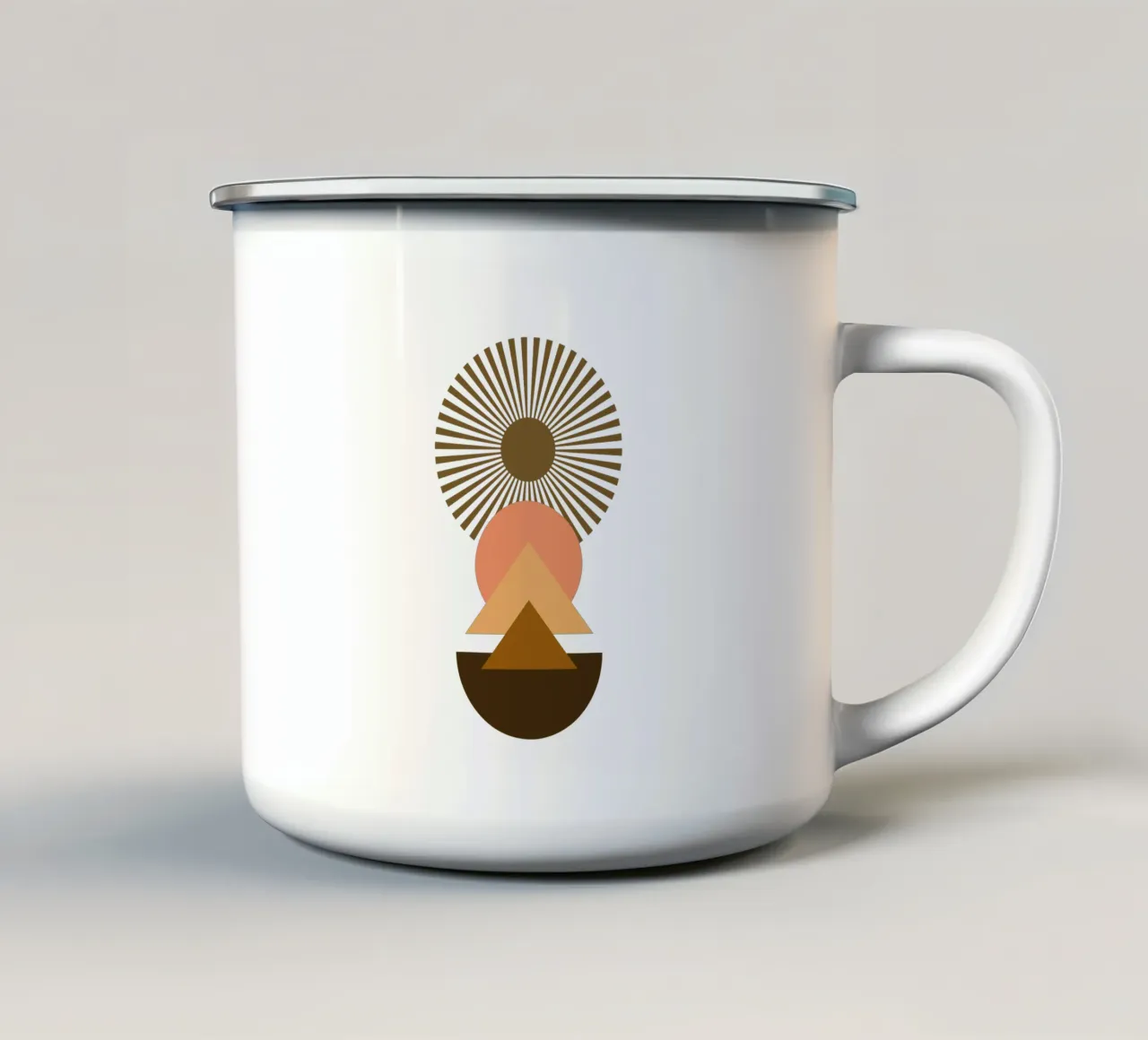 Boho minimalista moderno semplice tazza in smalto da YSV MINIMALIST