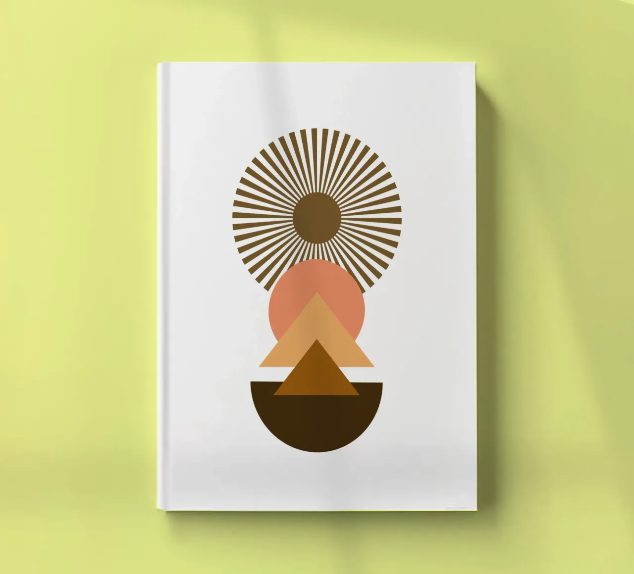 Boho minimalist modern simple notebook by YSV MINIMALIST