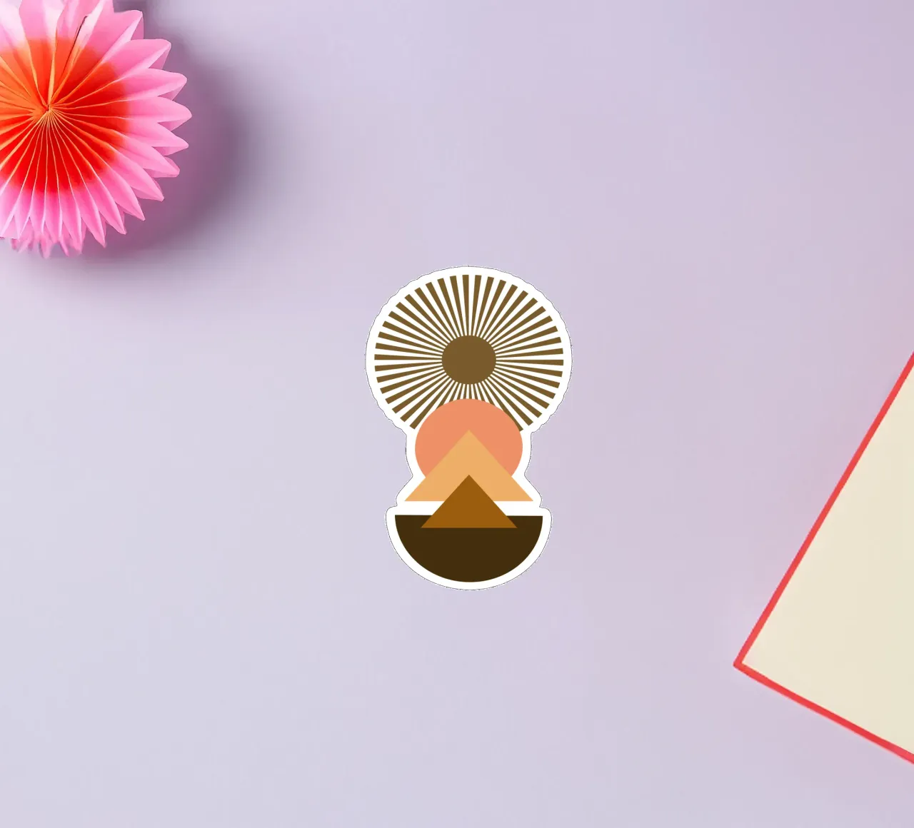 Boho minimalista moderno semplice adesivo da YSV MINIMALIST