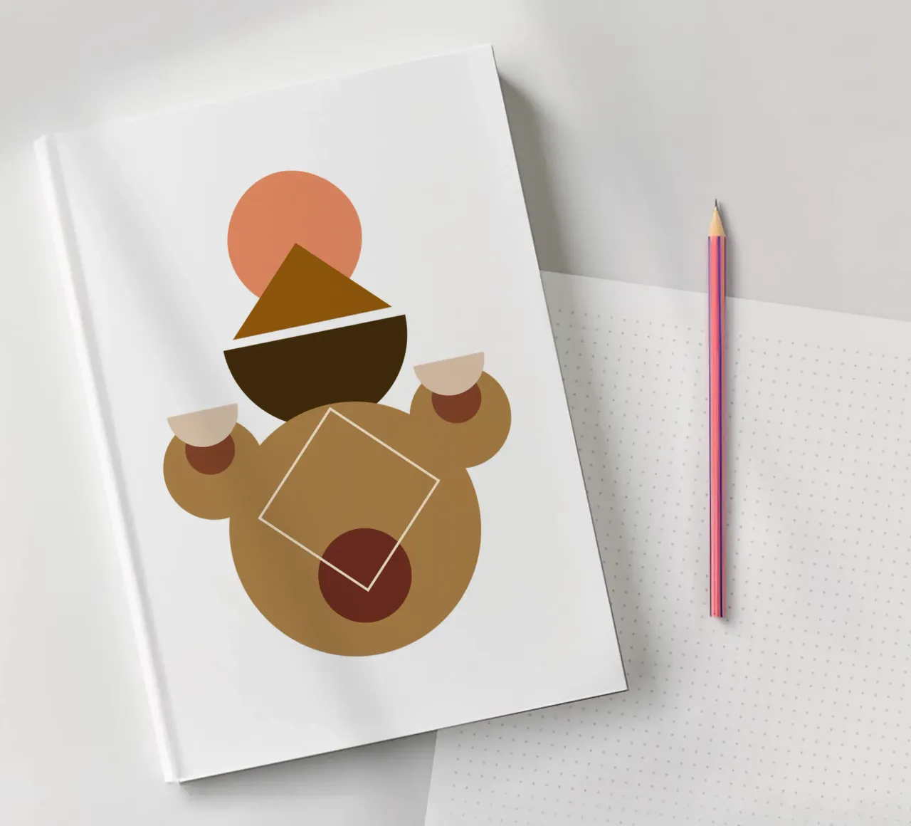 Boho Minimalist Modern Simple notebook by YSV MINIMALIST