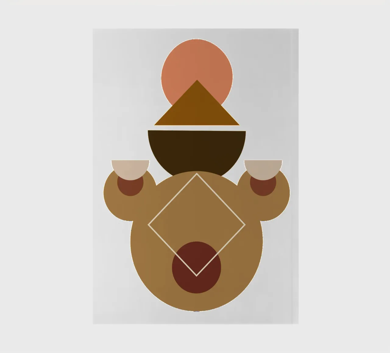 Boho Minimalist Modern Simple notebook by YSV MINIMALIST