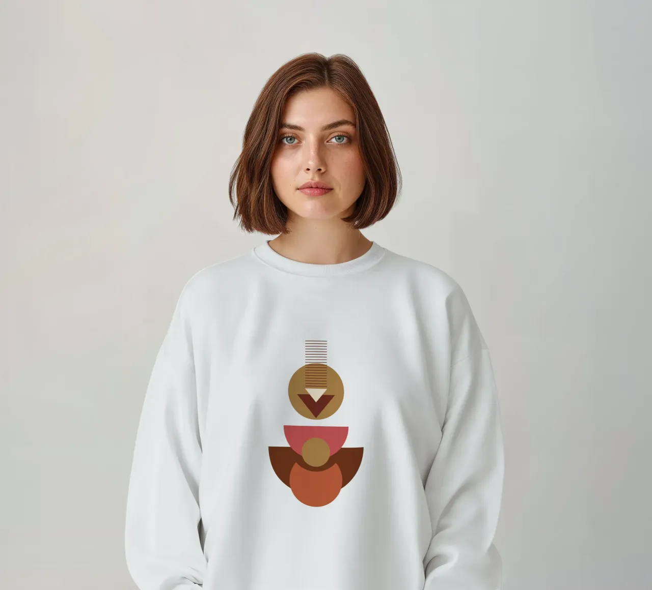 Boho Minimalis Modern Simple sweatshirt by YSV MINIMALIST