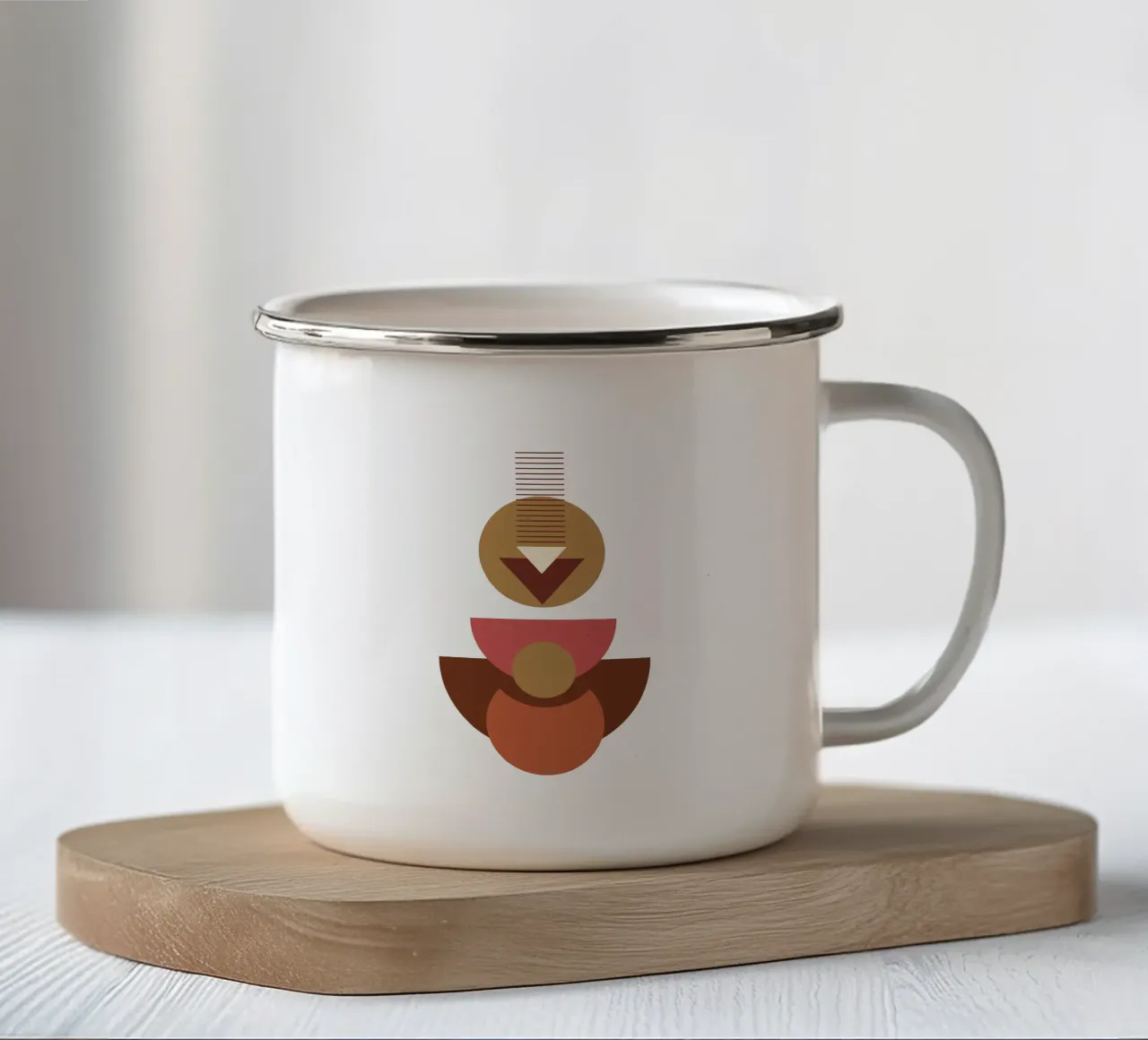 Boho Minimalis Moderno Semplice tazza in smalto da YSV MINIMALIST