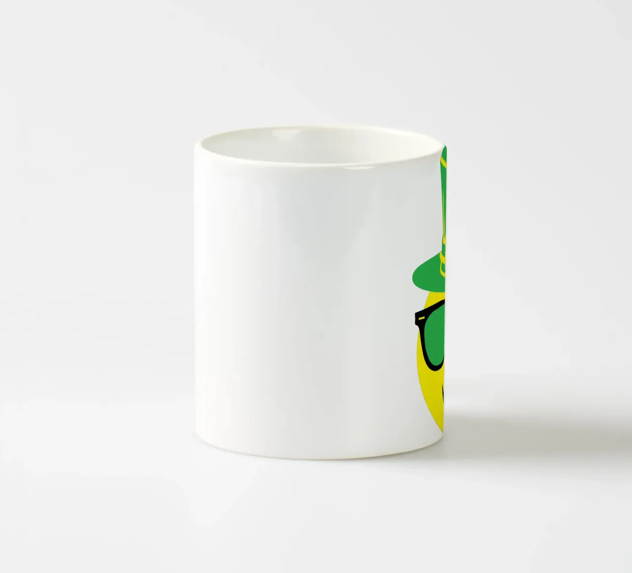 st patrick emoticon grappig kunstontwerp keramische mok van onefeelshop