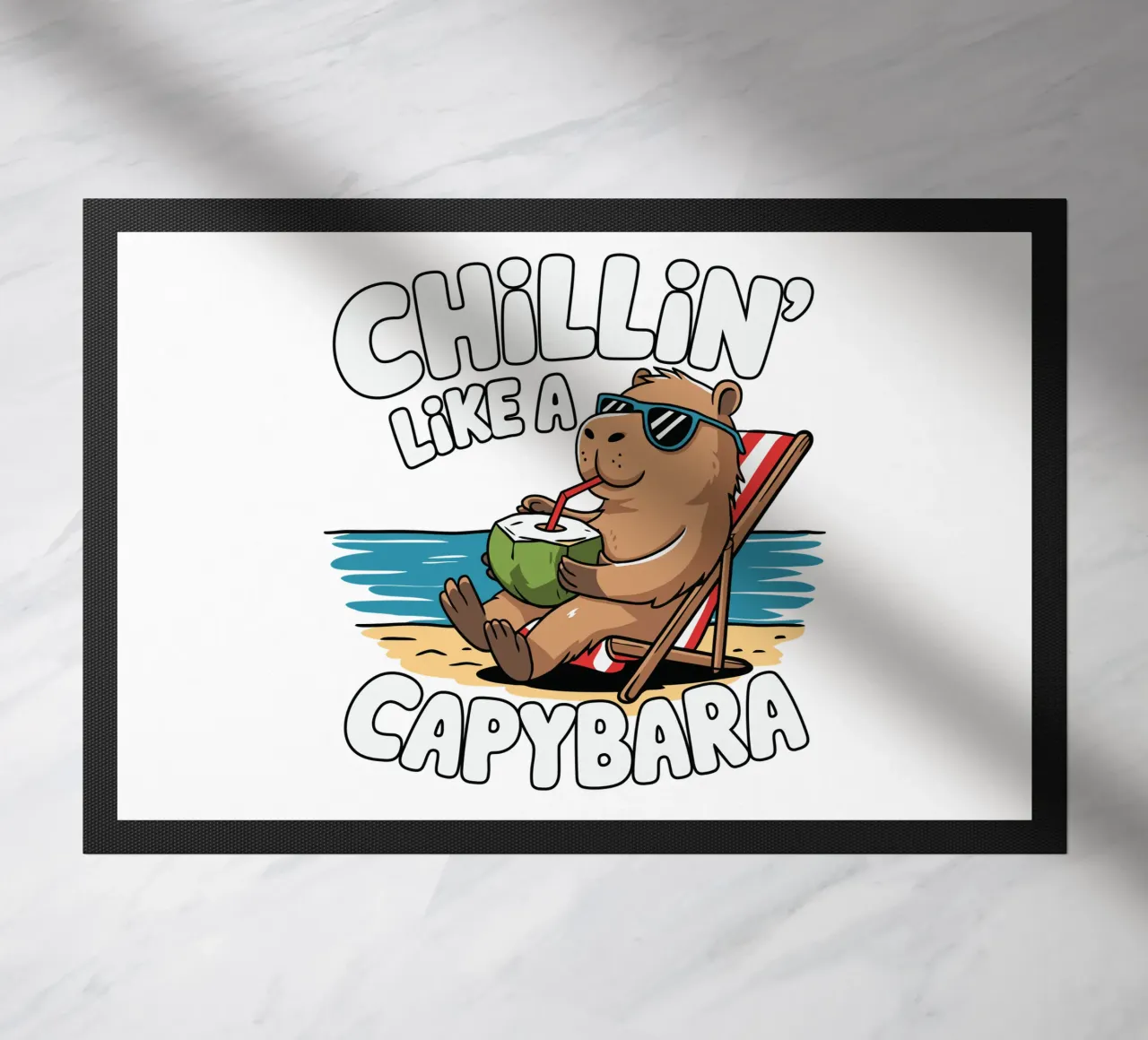 Chillin' like a capybara zerbino da edsonramosart