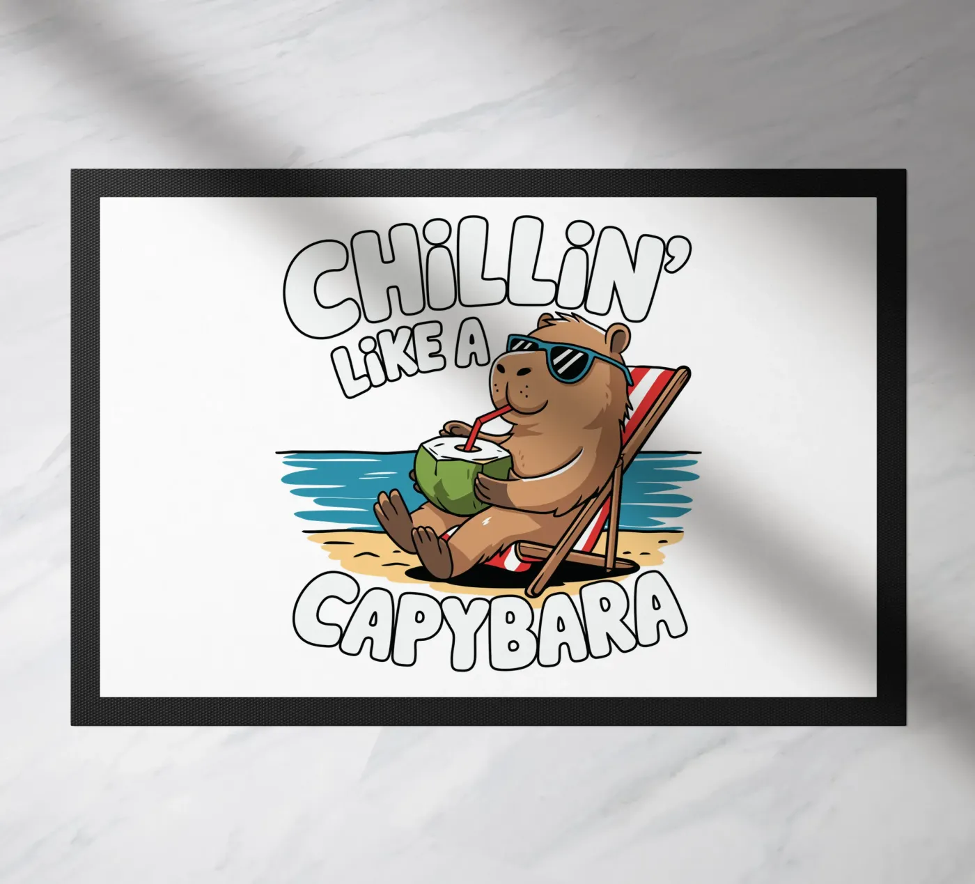 Chillin' like a capybara zerbino da edsonramosart