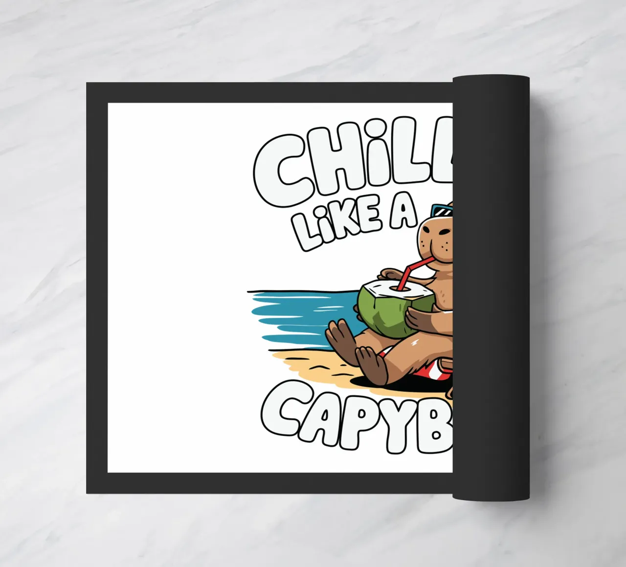 Chillin' like a capybara zerbino da edsonramosart