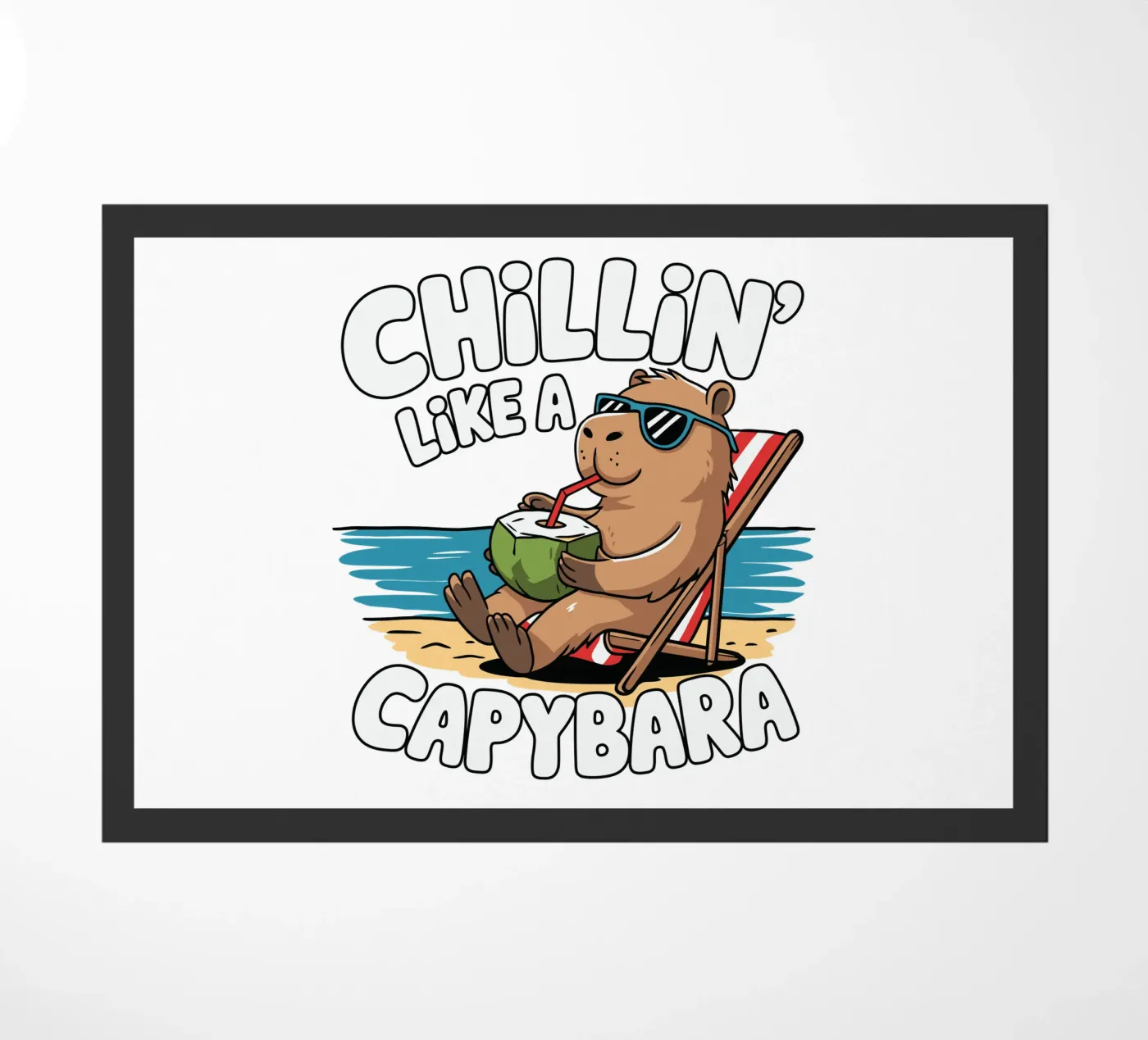 Chillin' like a capybara zerbino da edsonramosart