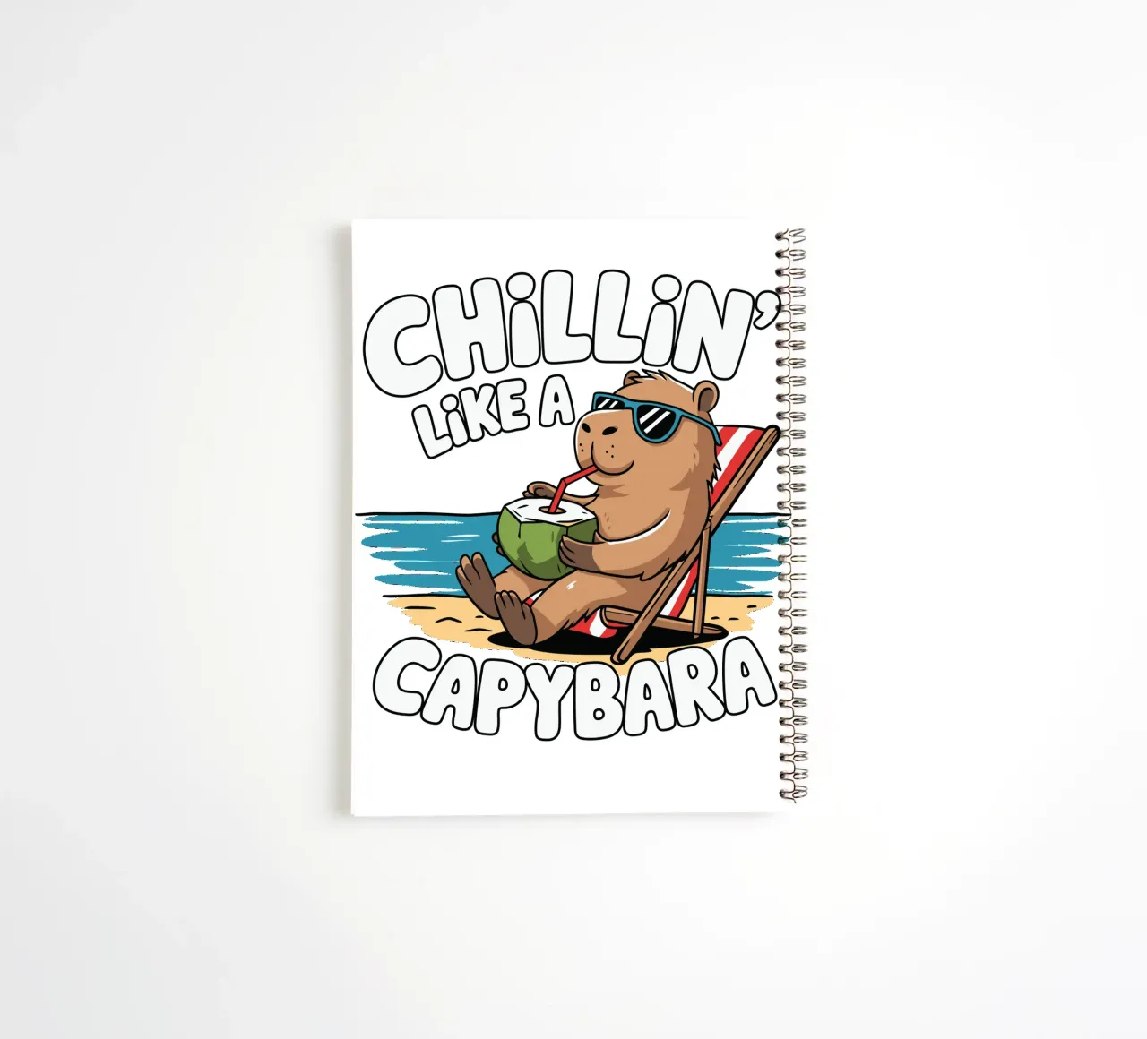 Chillin' like a capybara Ringbuch von edsonramosart