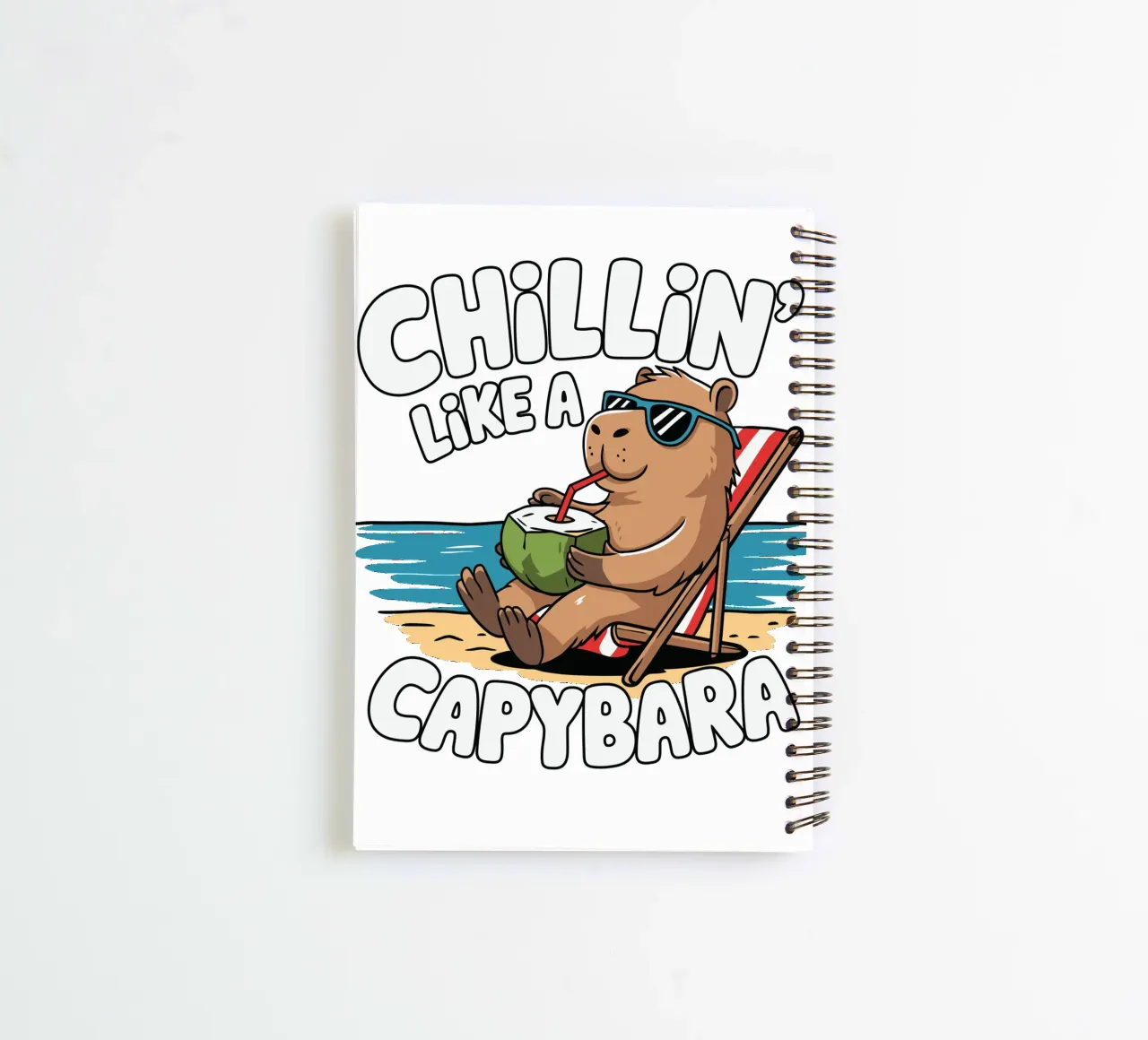 Chillin' like a capybara Ringbuch von edsonramosart
