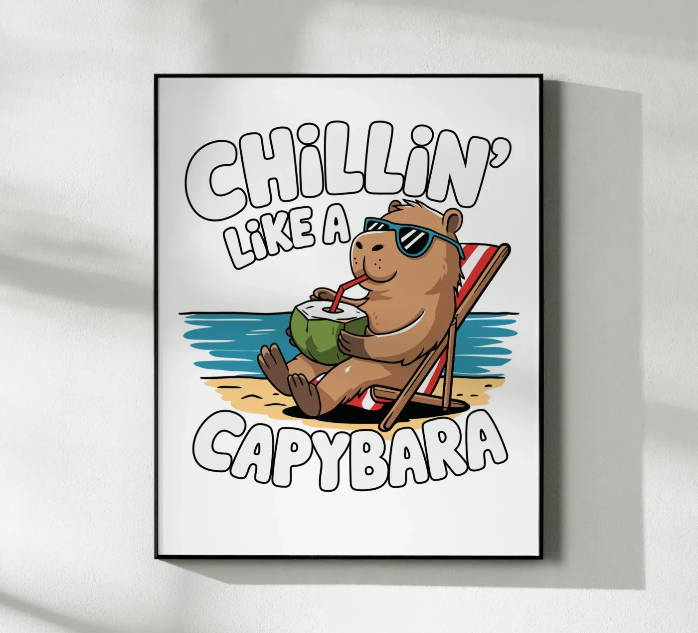 Chillin' like a capybara plexiglass da edsonramosart