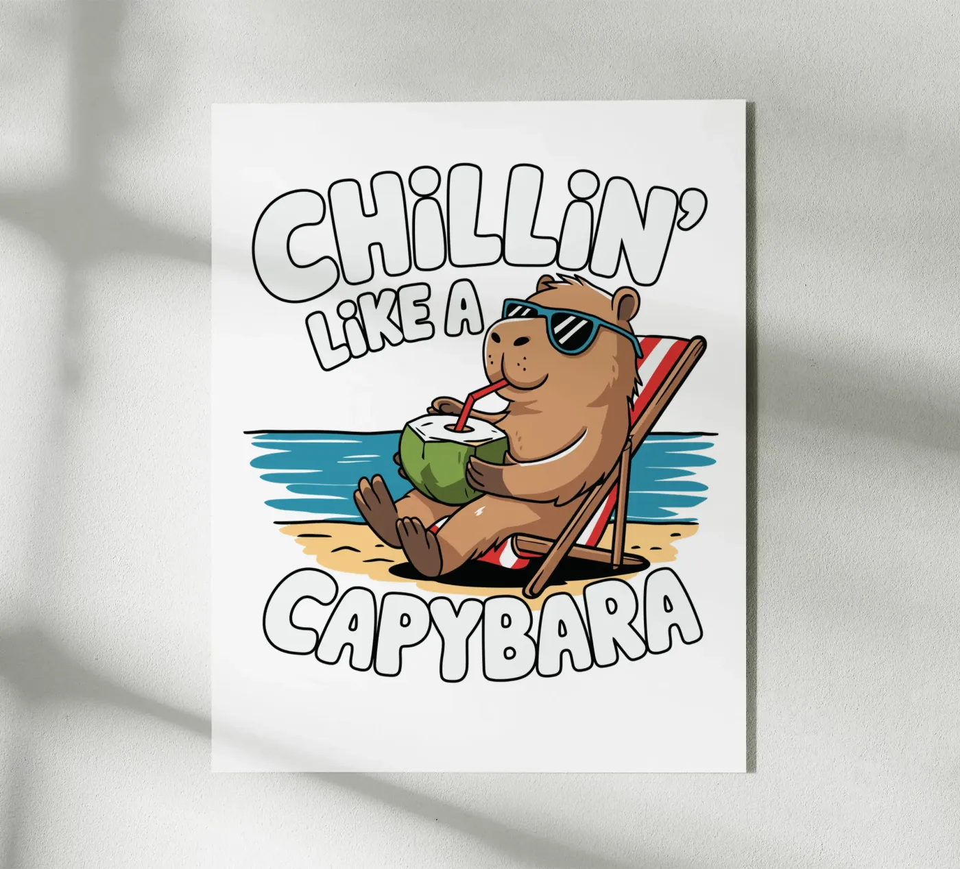 Chillin' like a capybara plexiglass da edsonramosart