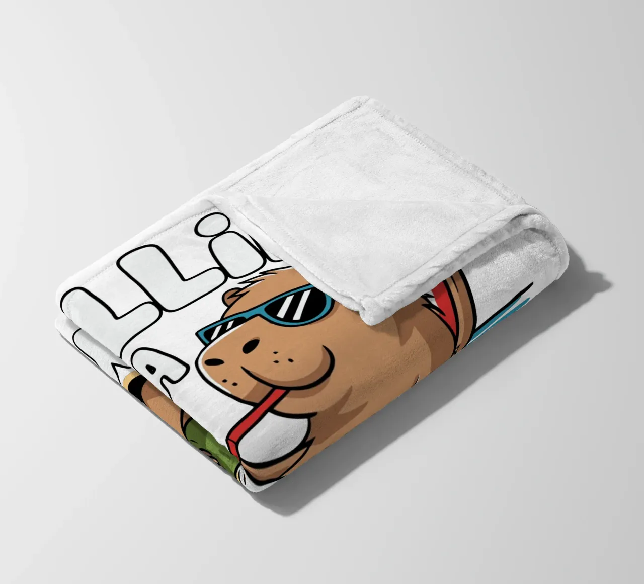 Chillin' like a capybara coperta in pile da edsonramosart
