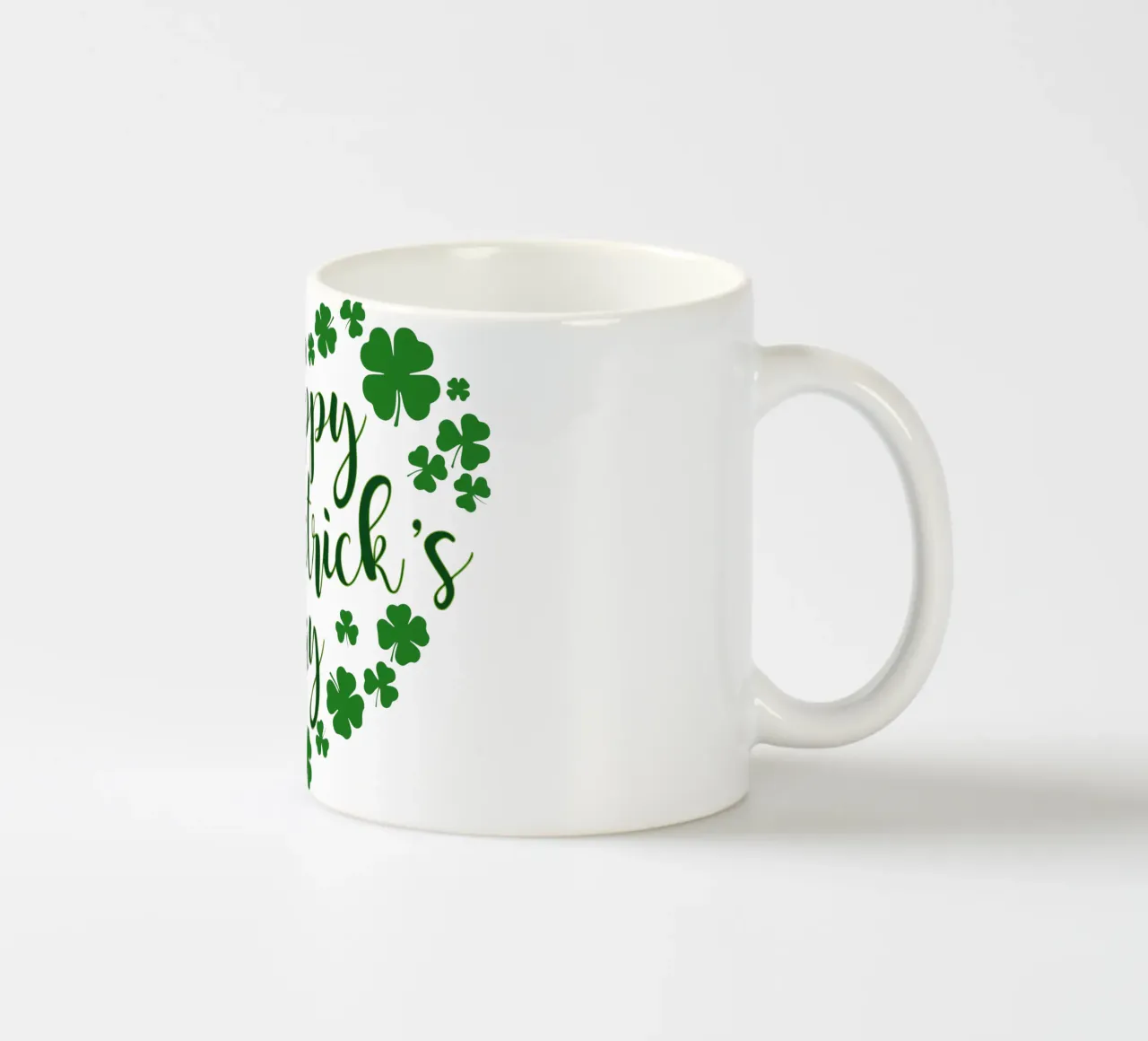 happy st patrick day grappig kunstontwerp keramische mok van onefeelshop