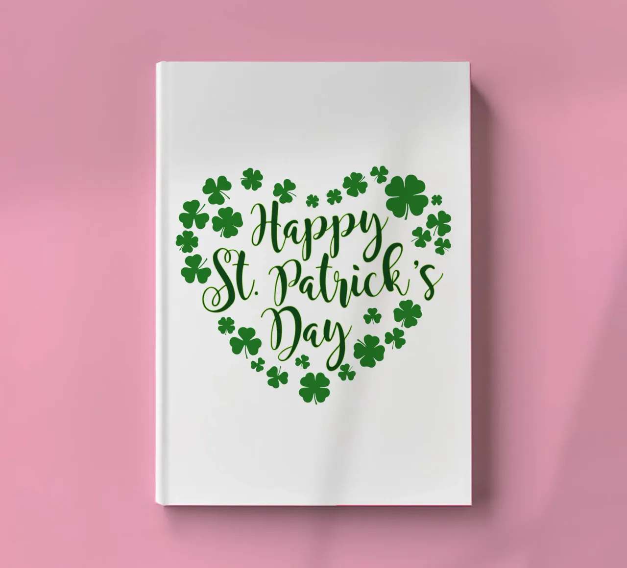 happy st patrick day funny art design notebook by onefeelshop