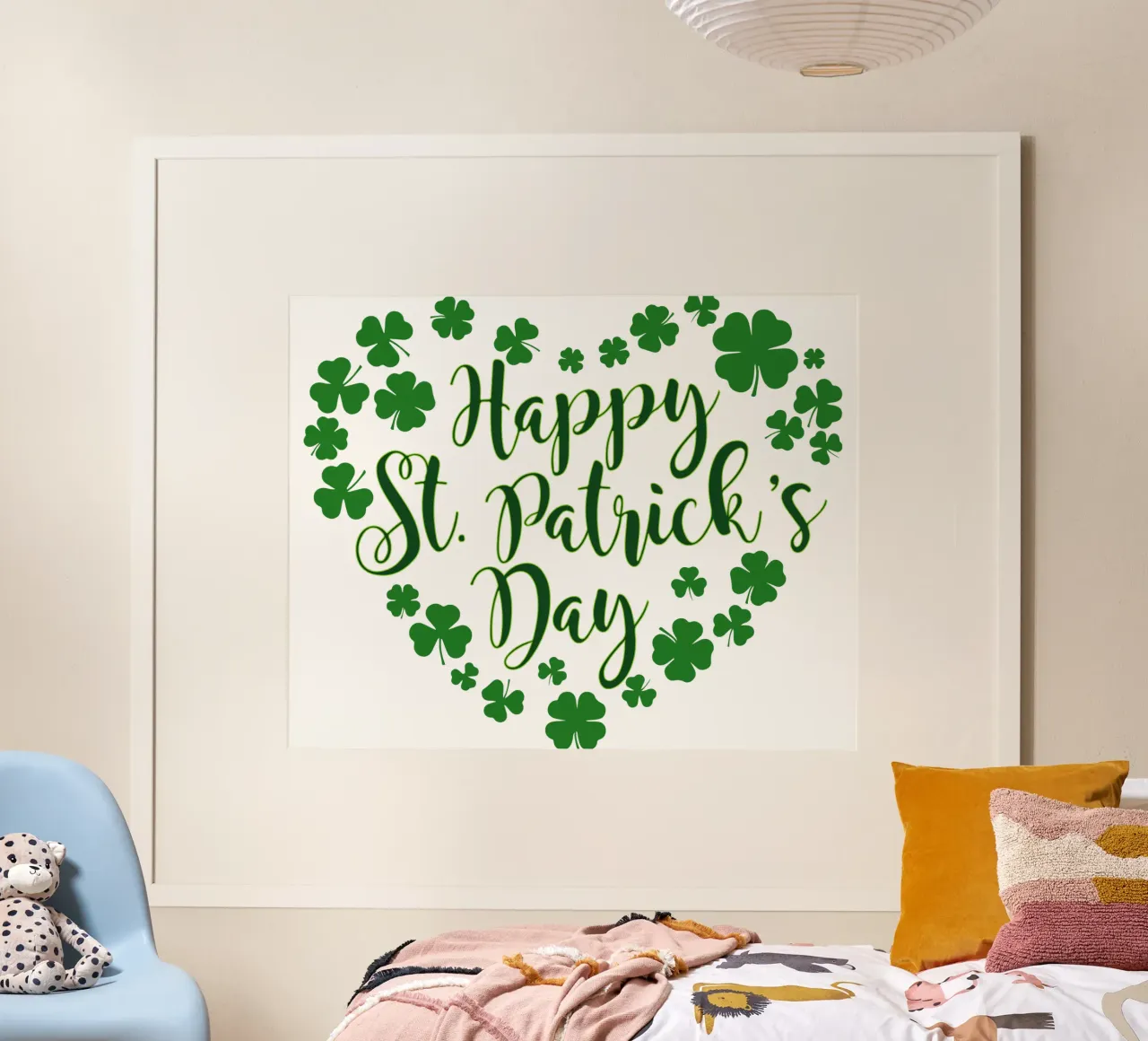 happy st patrick day grappig kunstontwerp hahnemühle van onefeelshop