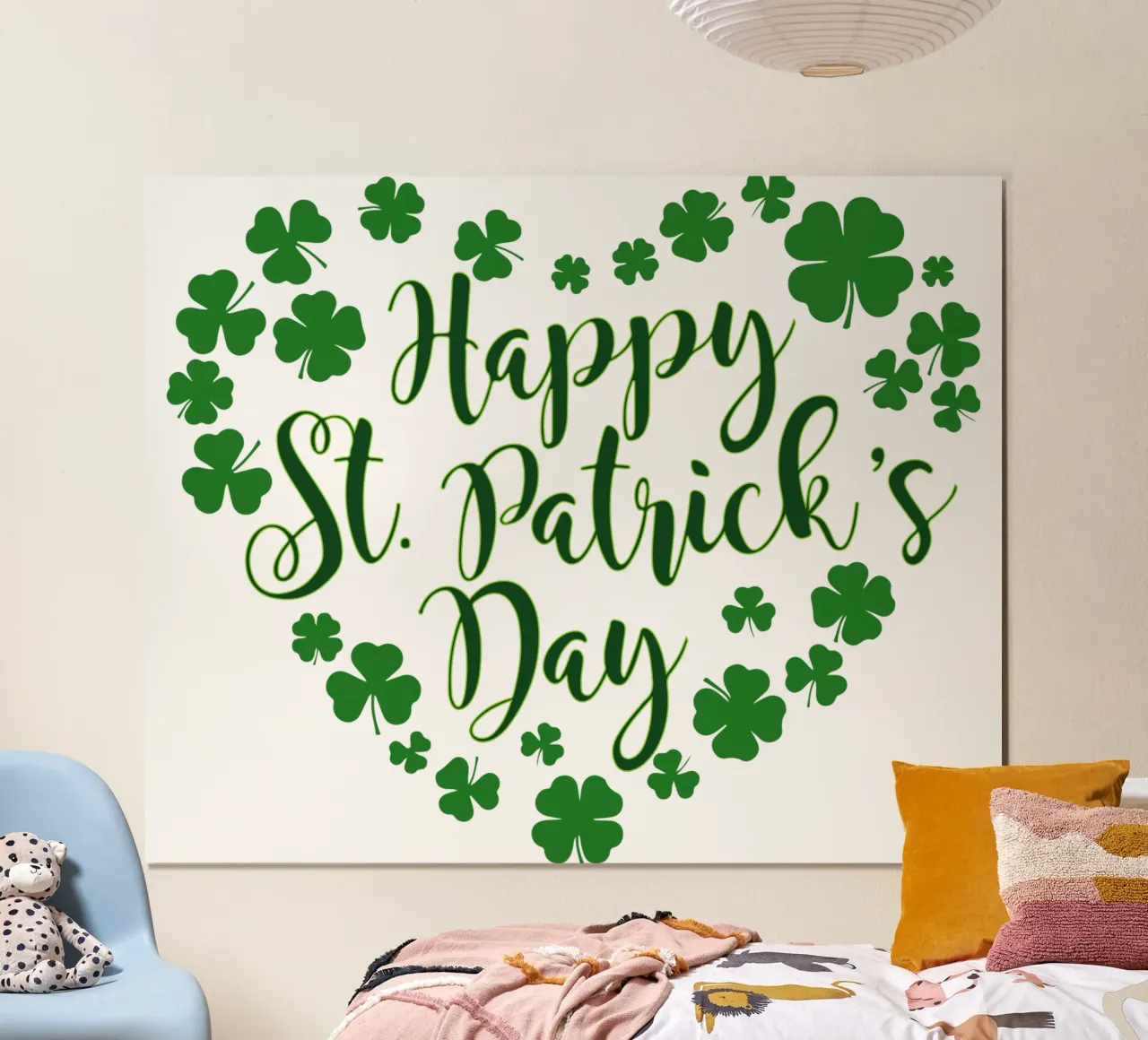 happy st patrick day grappig kunstontwerp hahnemühle van onefeelshop