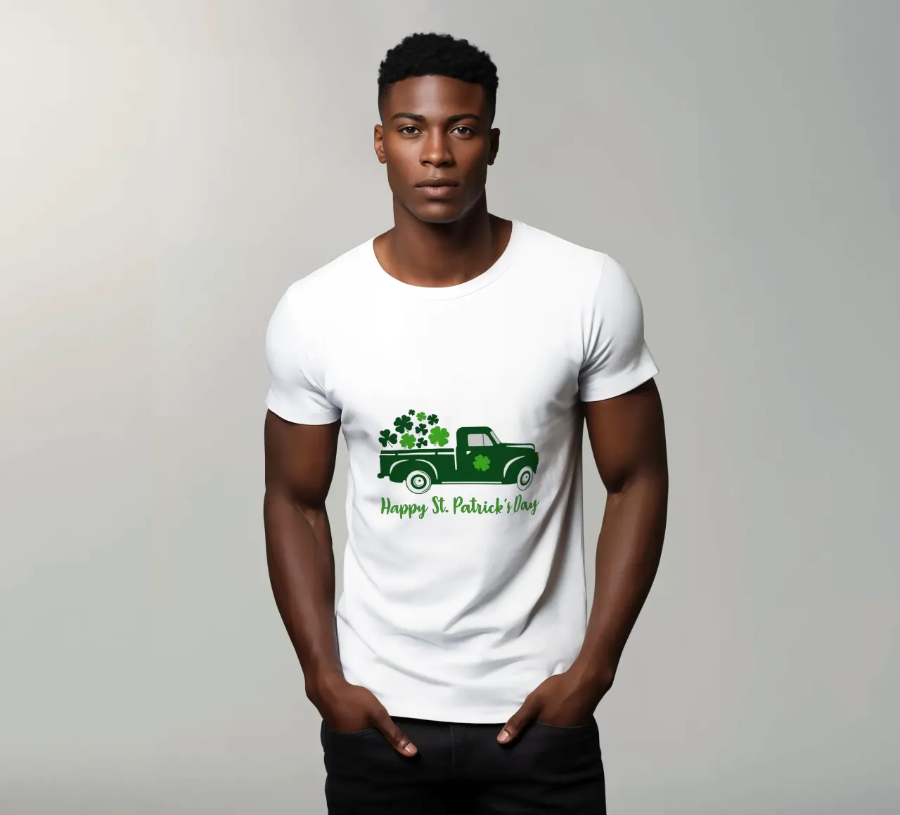 happy st patrick day iconic design t-shirt by onefeelshop