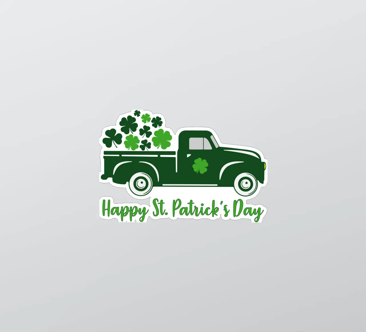 happy st patrick day iconic design sticker by onefeelshop