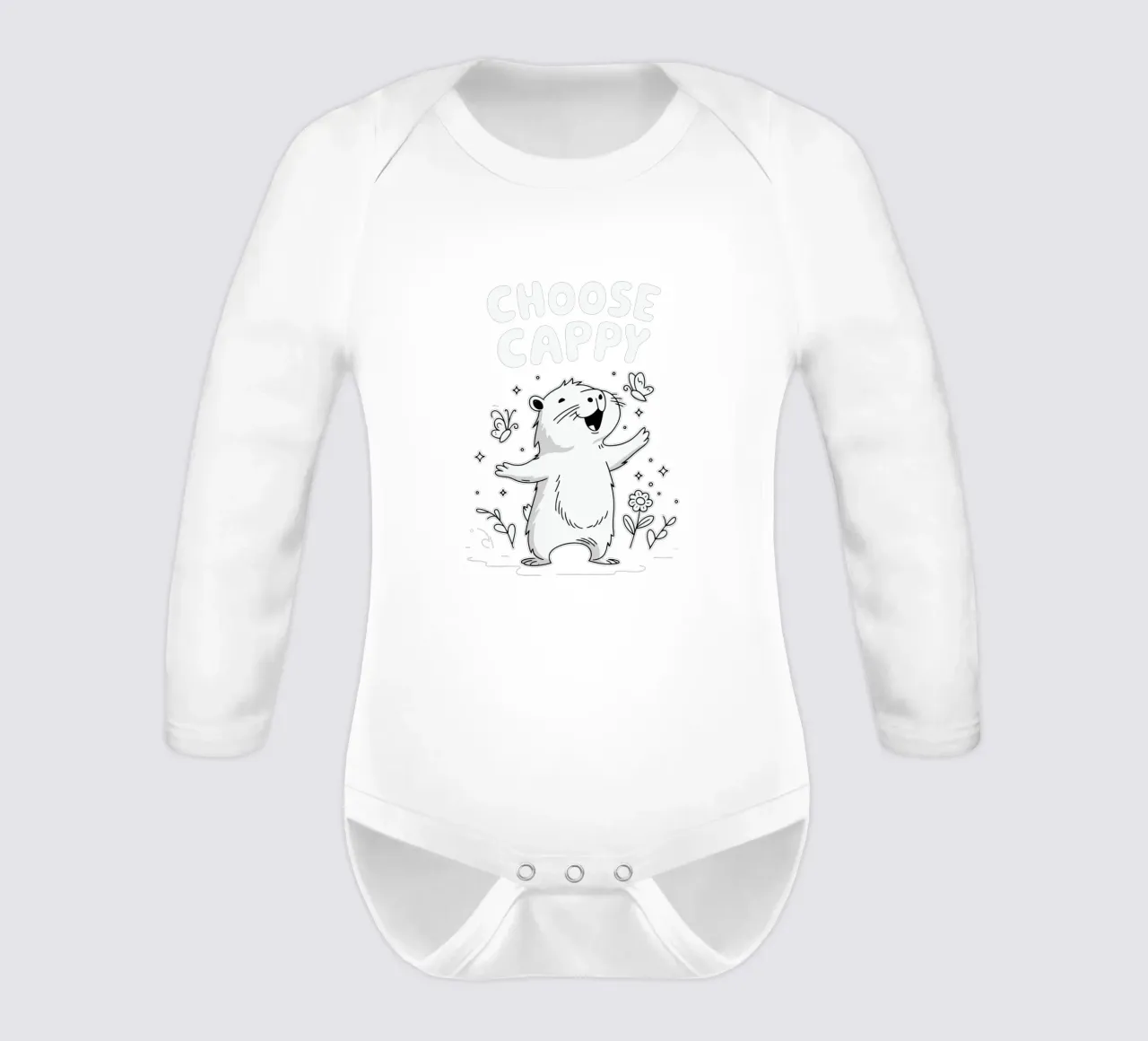 Choose Cappy Langarm Babybody von edsonramosart